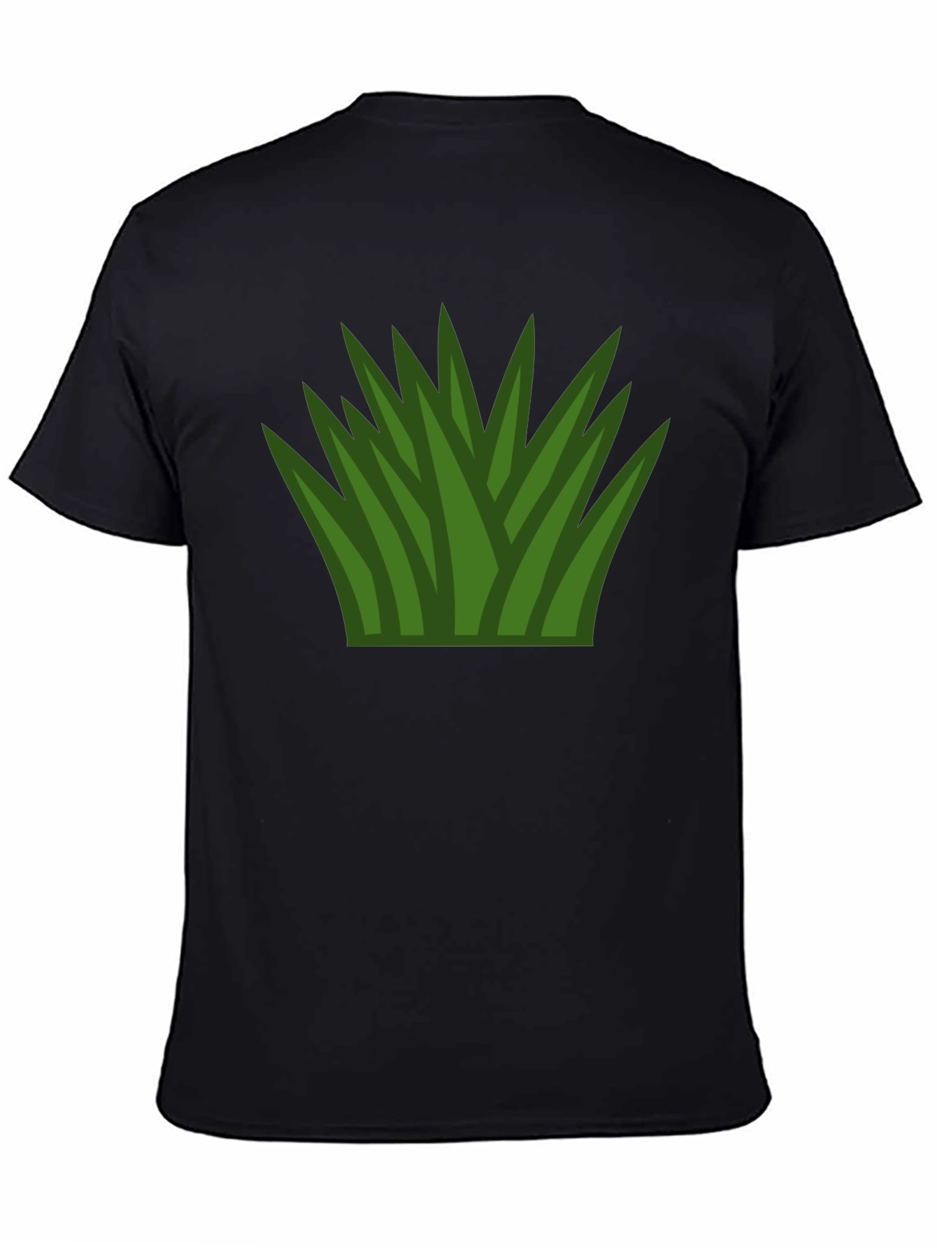 Grass Graphic Tee - Black Unisex Shirt