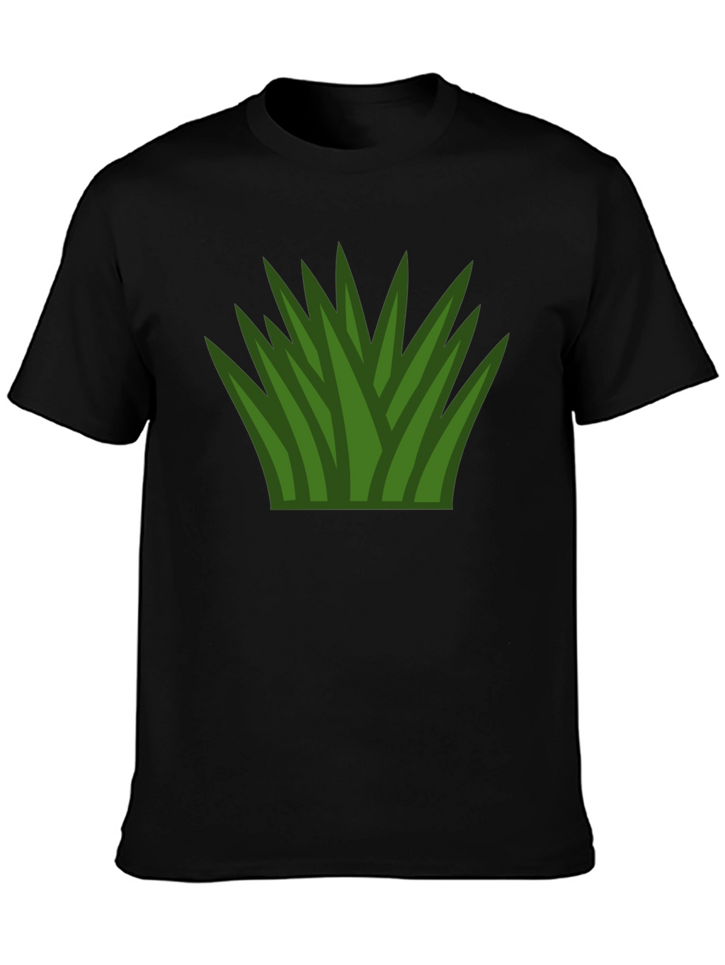 Grass Graphic Tee - Black Unisex Shirt