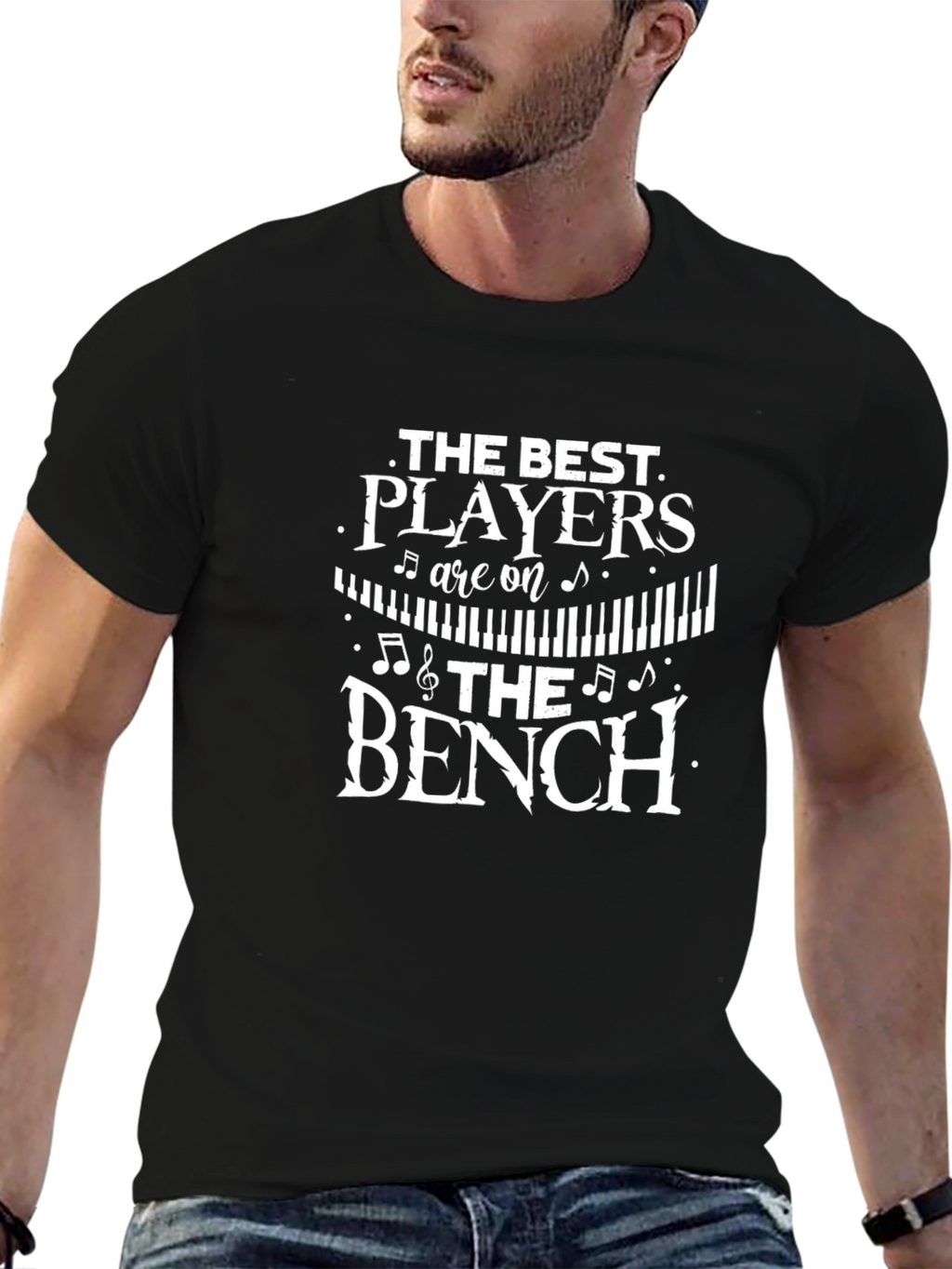 The Best Players Piano Keyboard T-Shirt