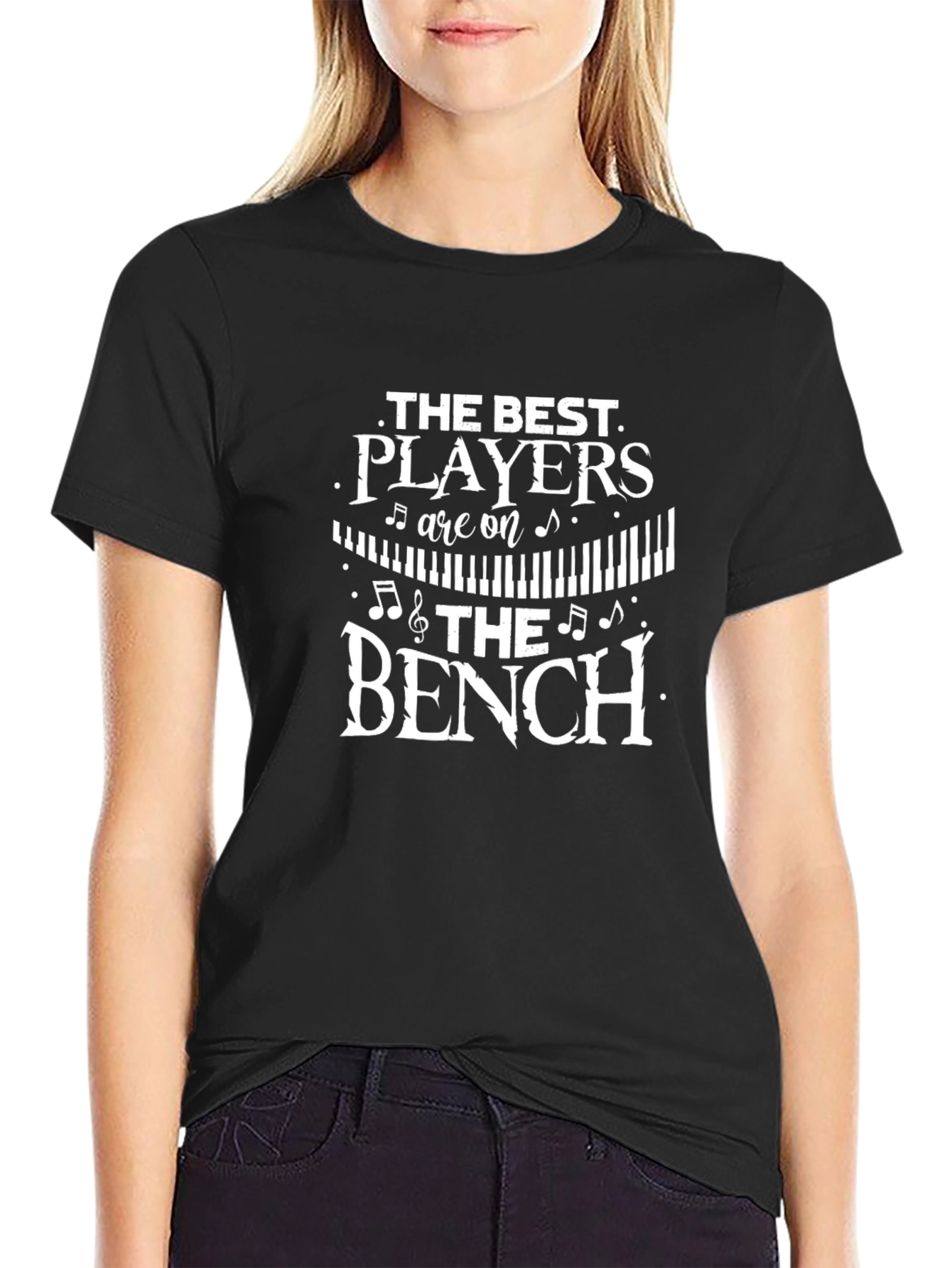 The Best Players Piano Keyboard T-Shirt