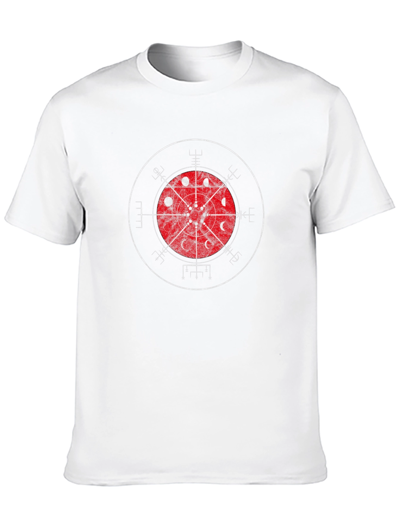 Mystic Lunar Phases Graphic Tee - Black