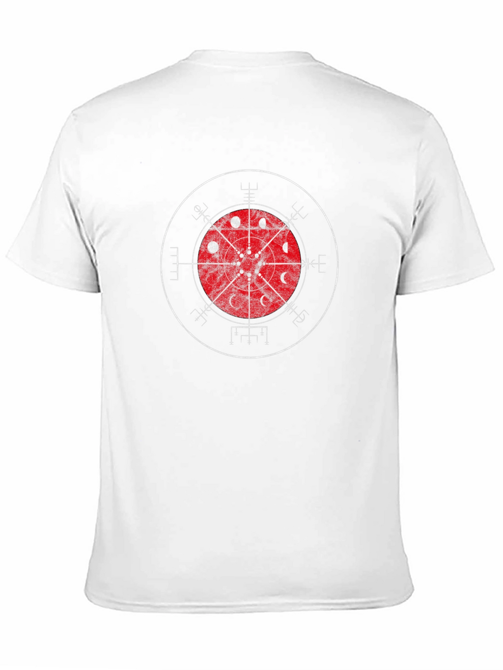 Mystic Lunar Phases Graphic Tee - Black