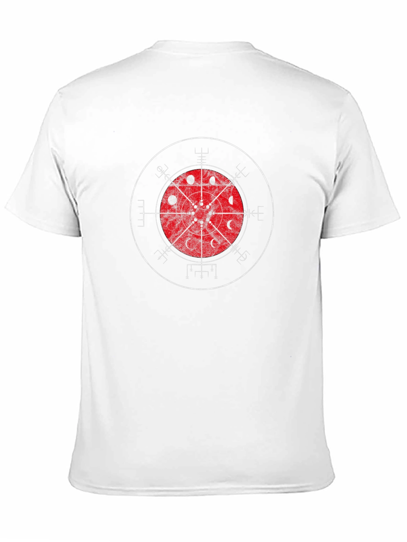 Mystic Lunar Phases Graphic Tee - Black
