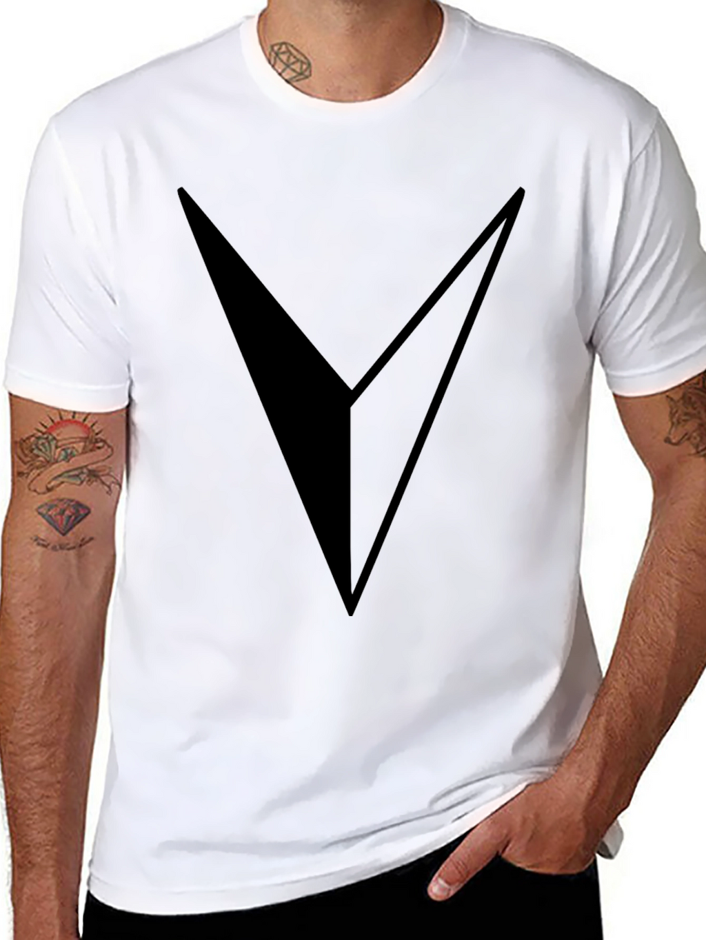 Minimalist Black Arrow T-Shirt