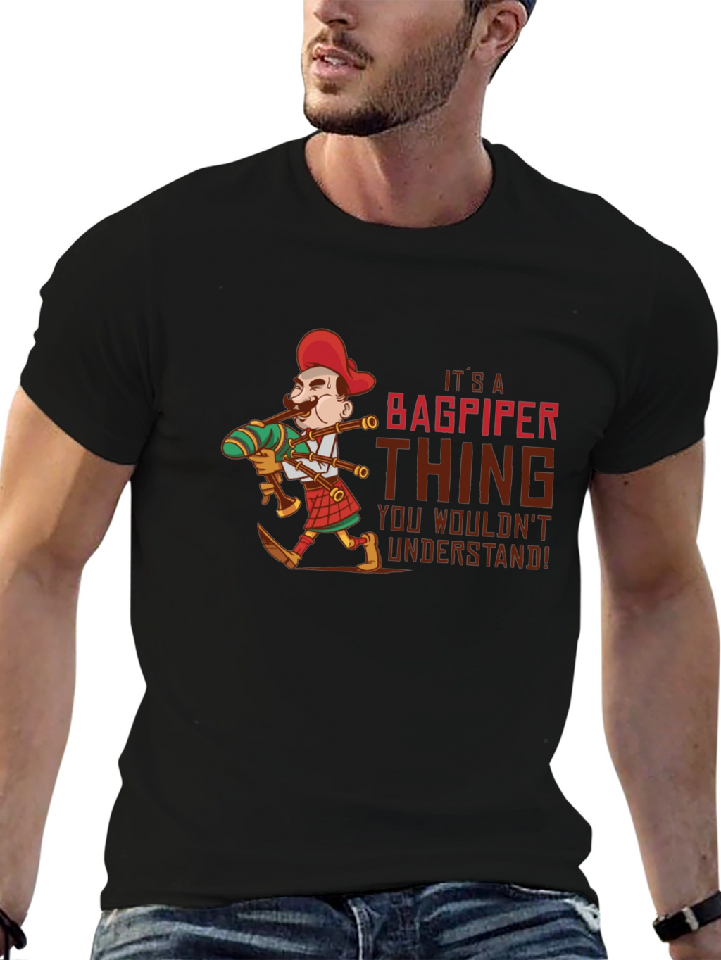 Bagpiper Thing T-Shirt - Unique Design