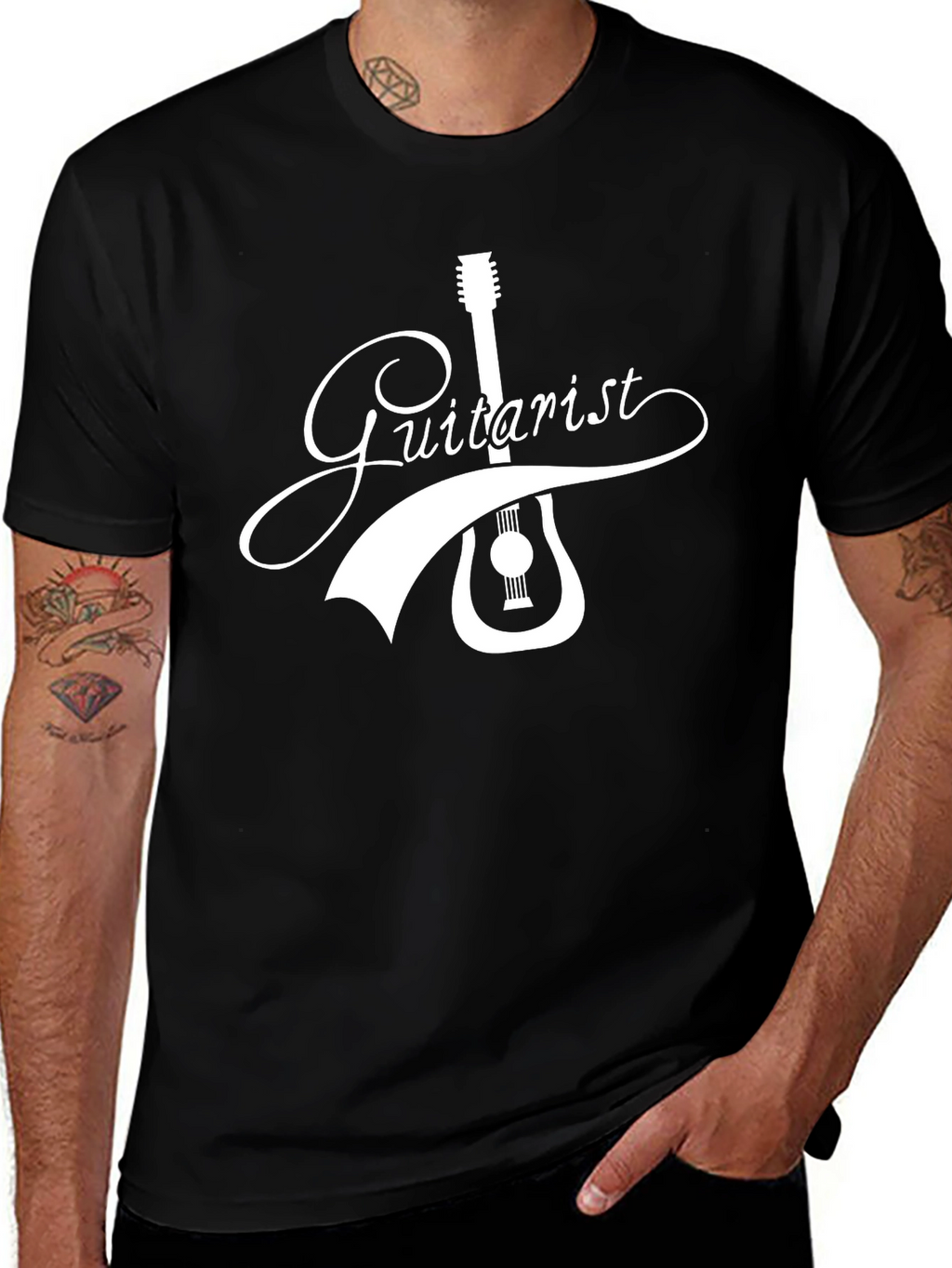 Guitarist Graphic T-Shirt - Music Lover Tee