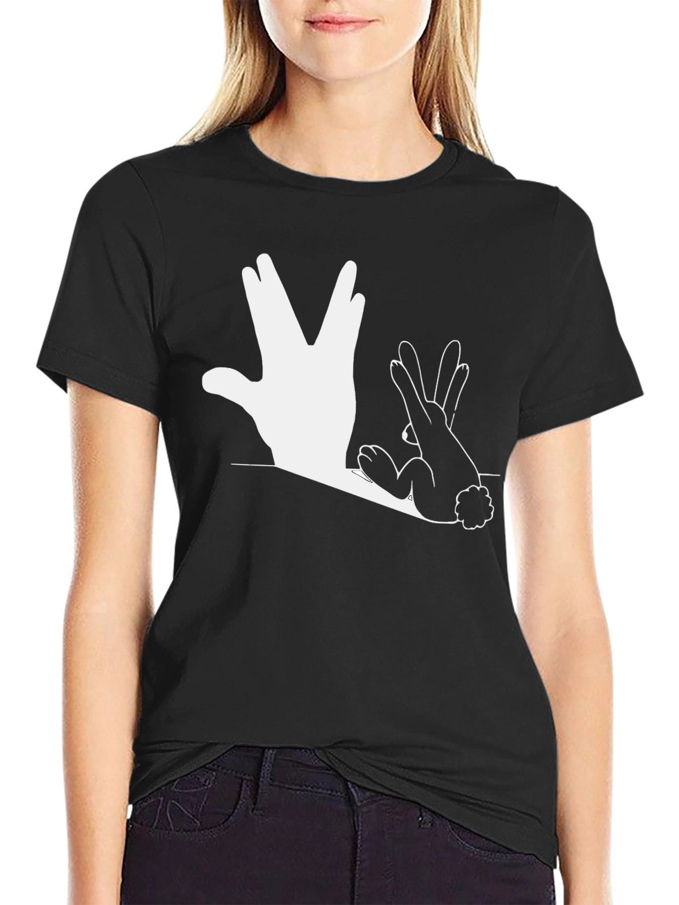 Live Long and Prosper Rabbit T-Shirt