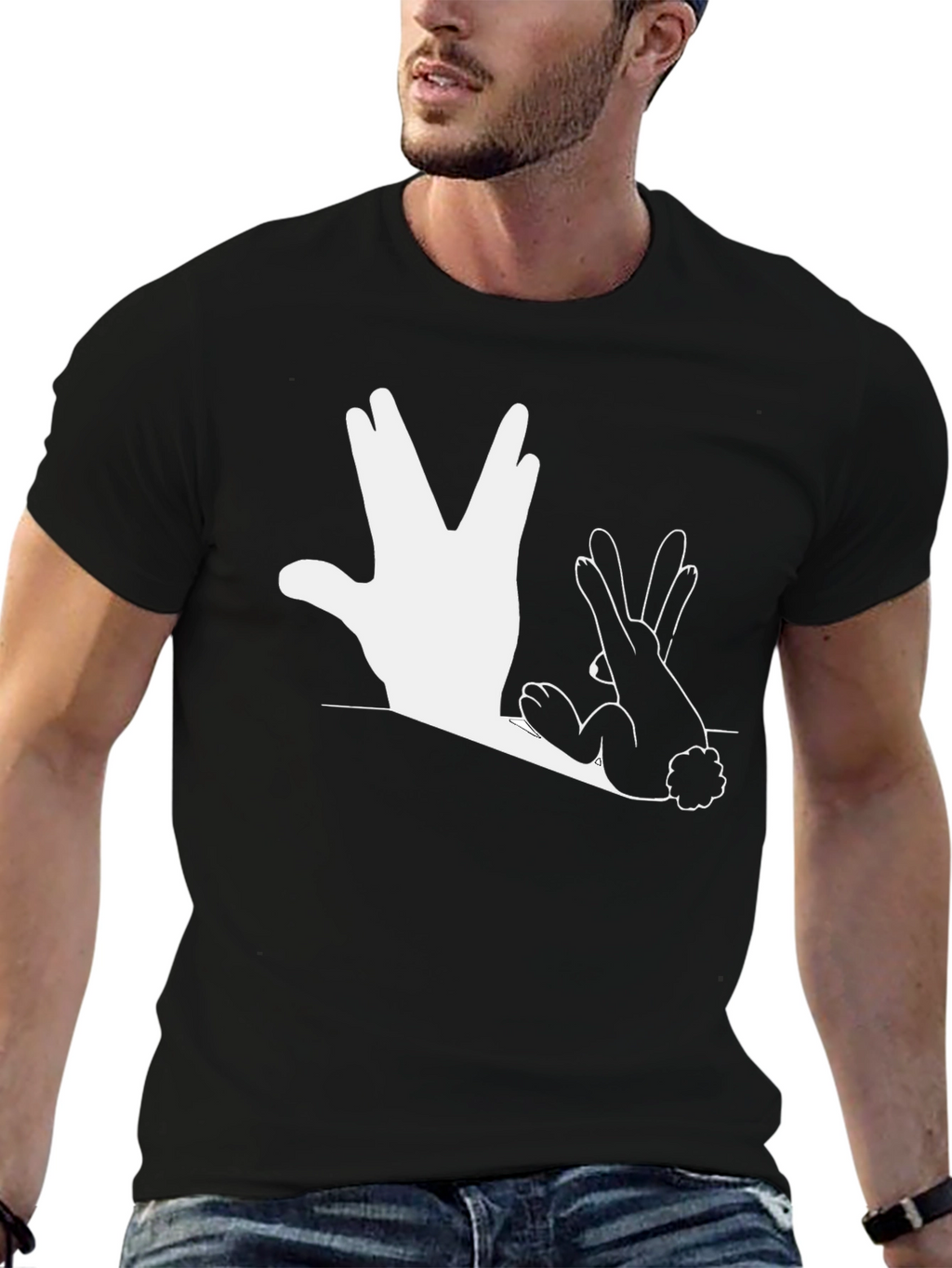 Live Long and Prosper Rabbit T-Shirt