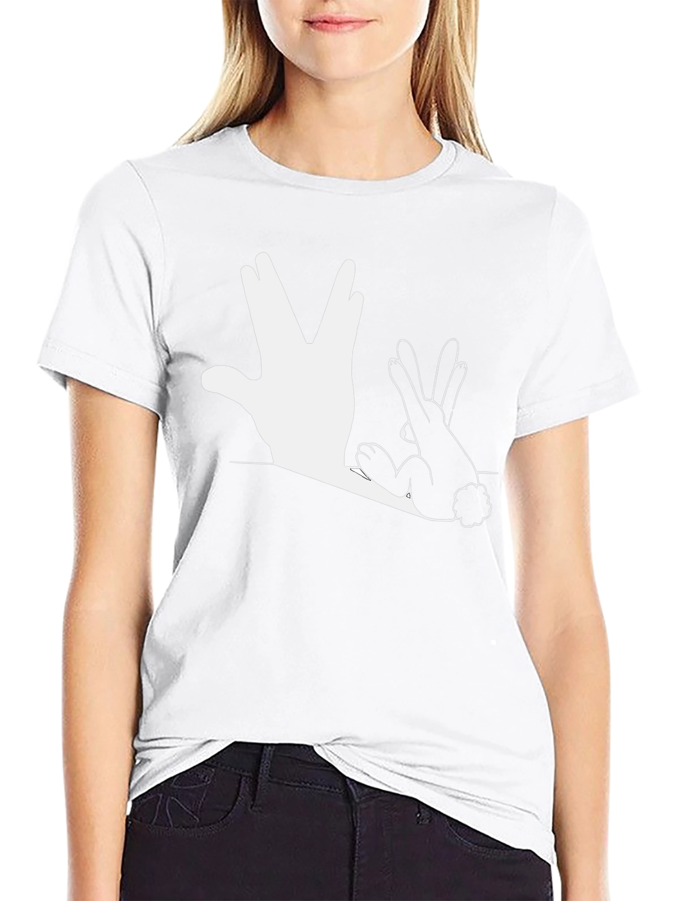 Live Long and Prosper Rabbit T-Shirt