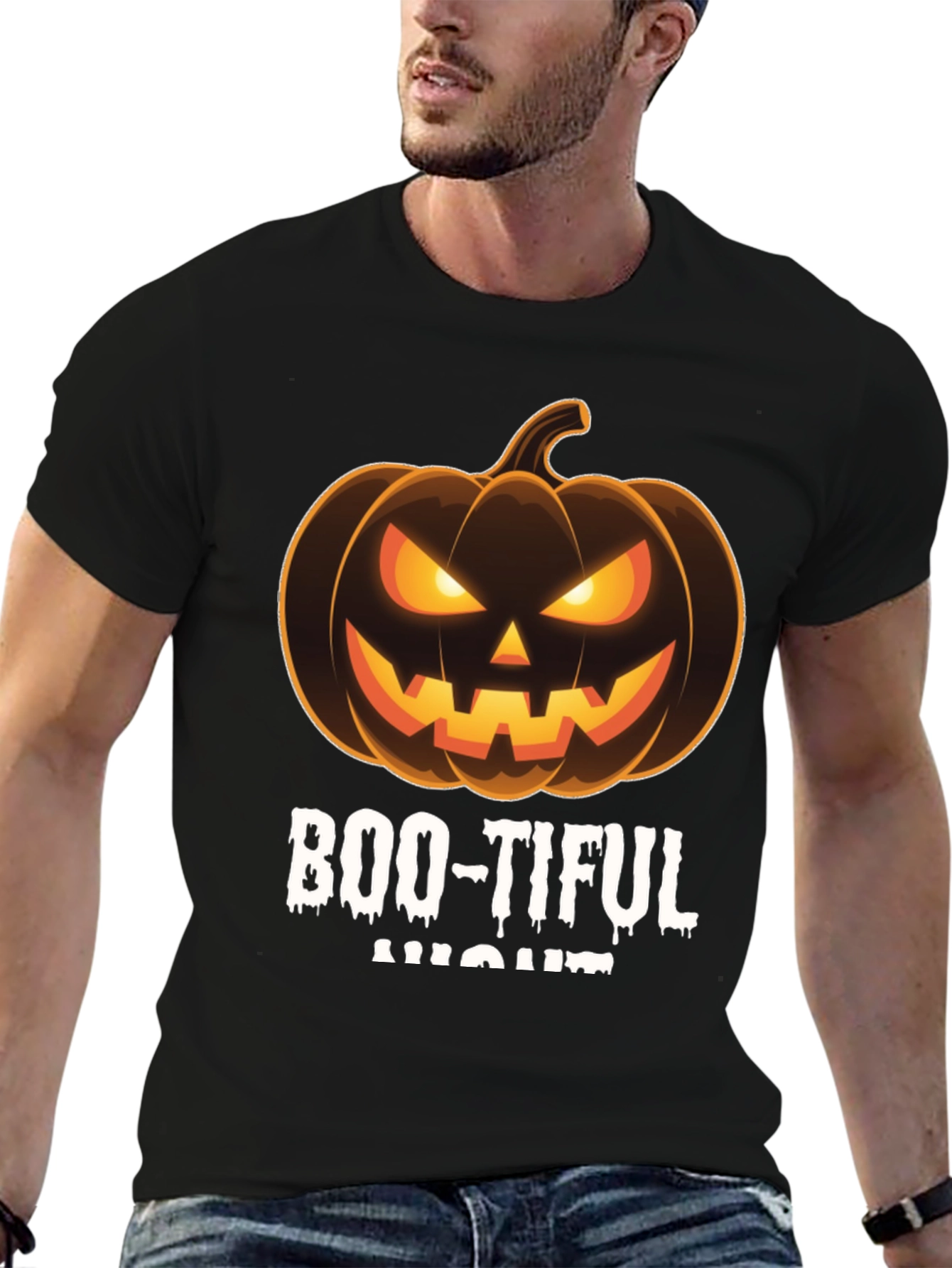 Boo-Tiful Night Halloween Graphic Tee
