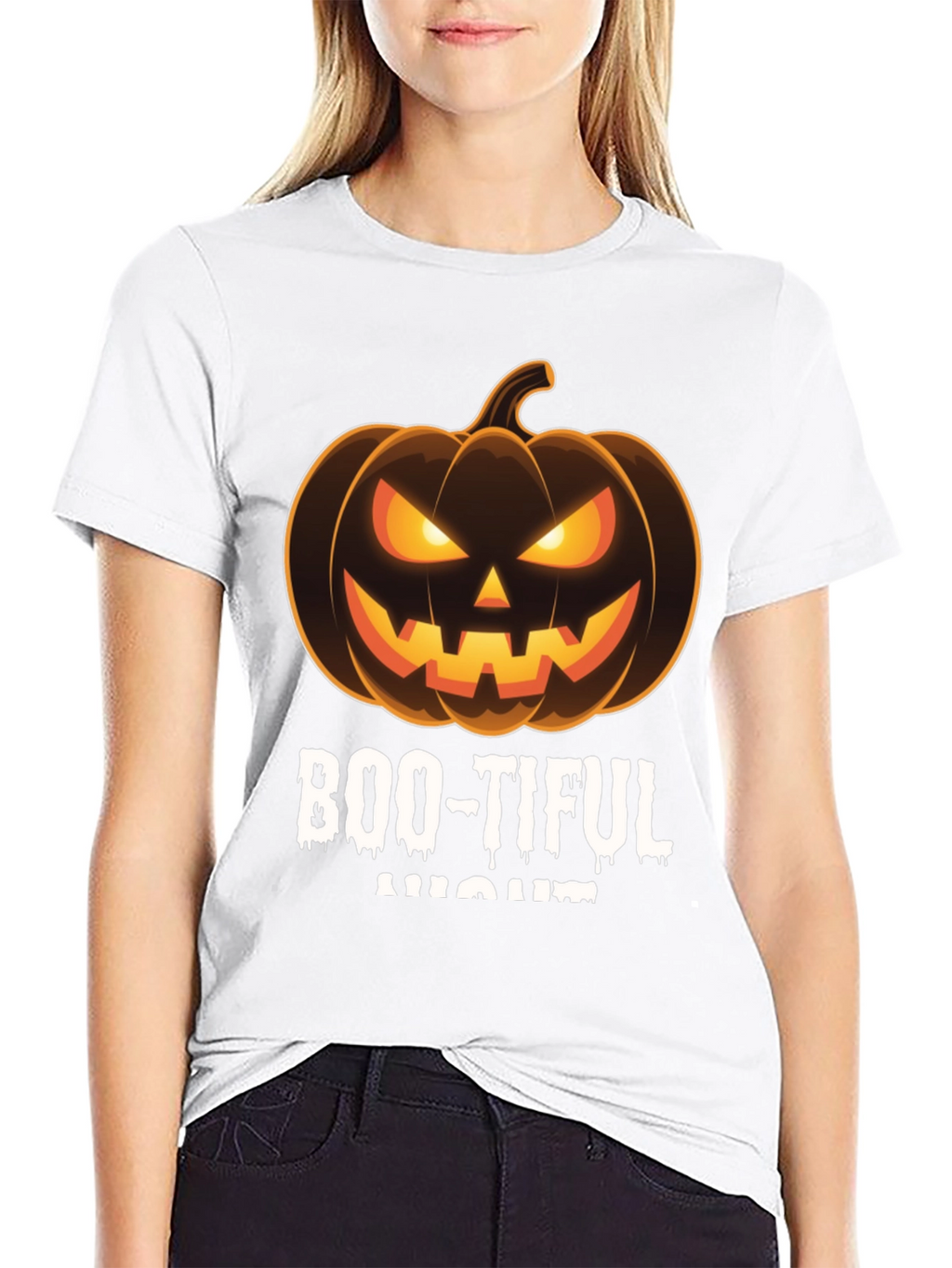Boo-Tiful Night Halloween Graphic Tee