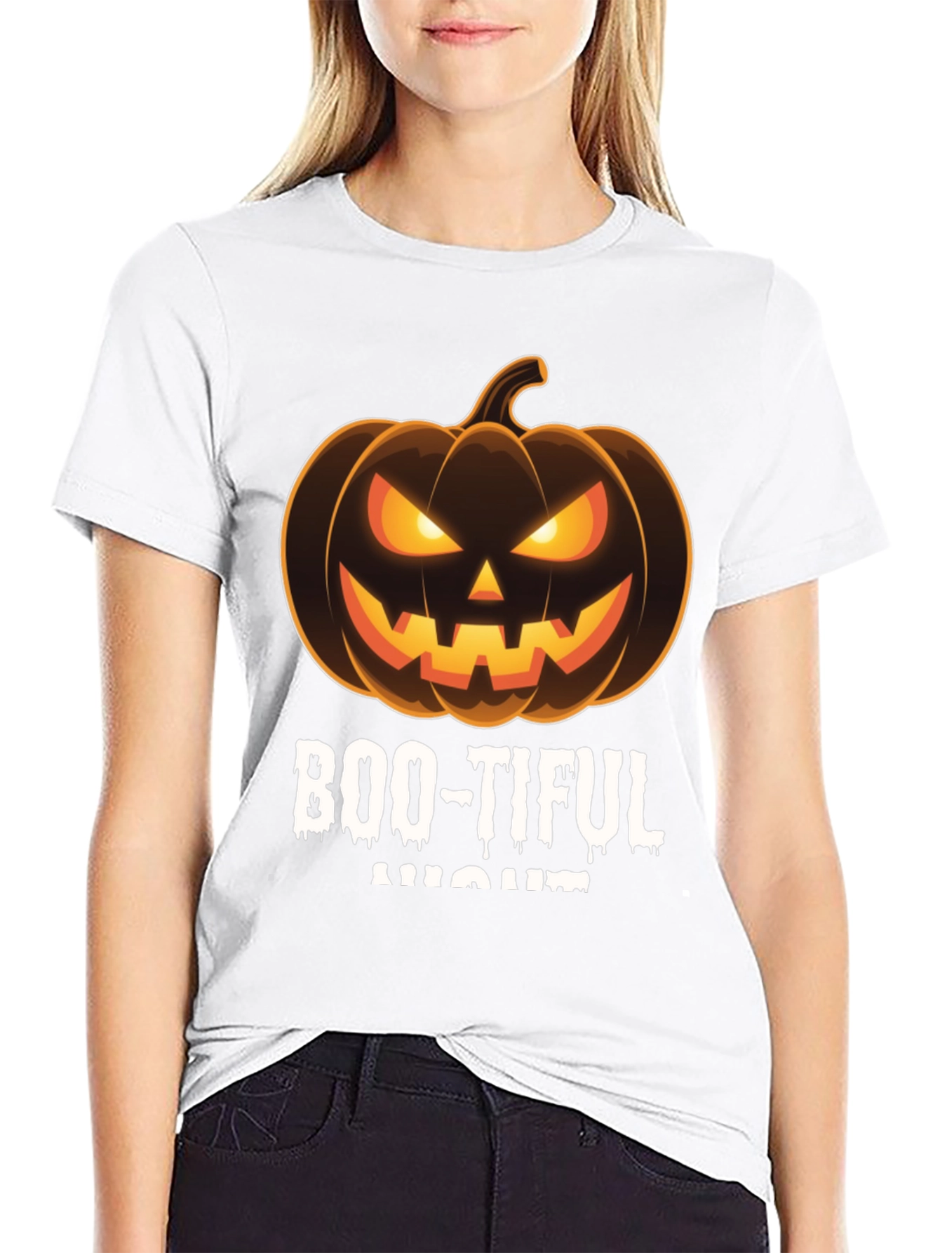 Boo-Tiful Night Halloween Graphic Tee