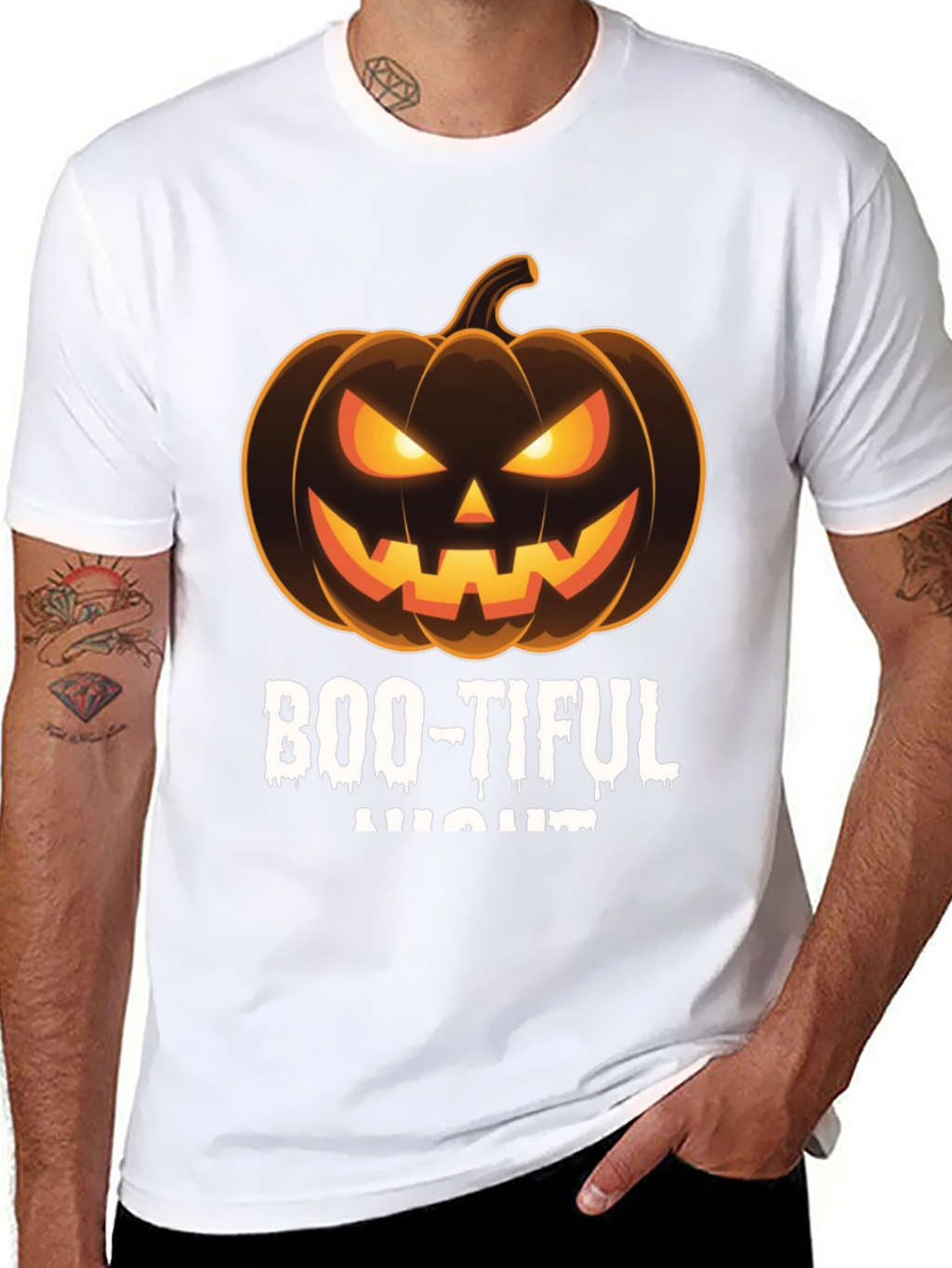 Boo-Tiful Night Halloween Graphic Tee