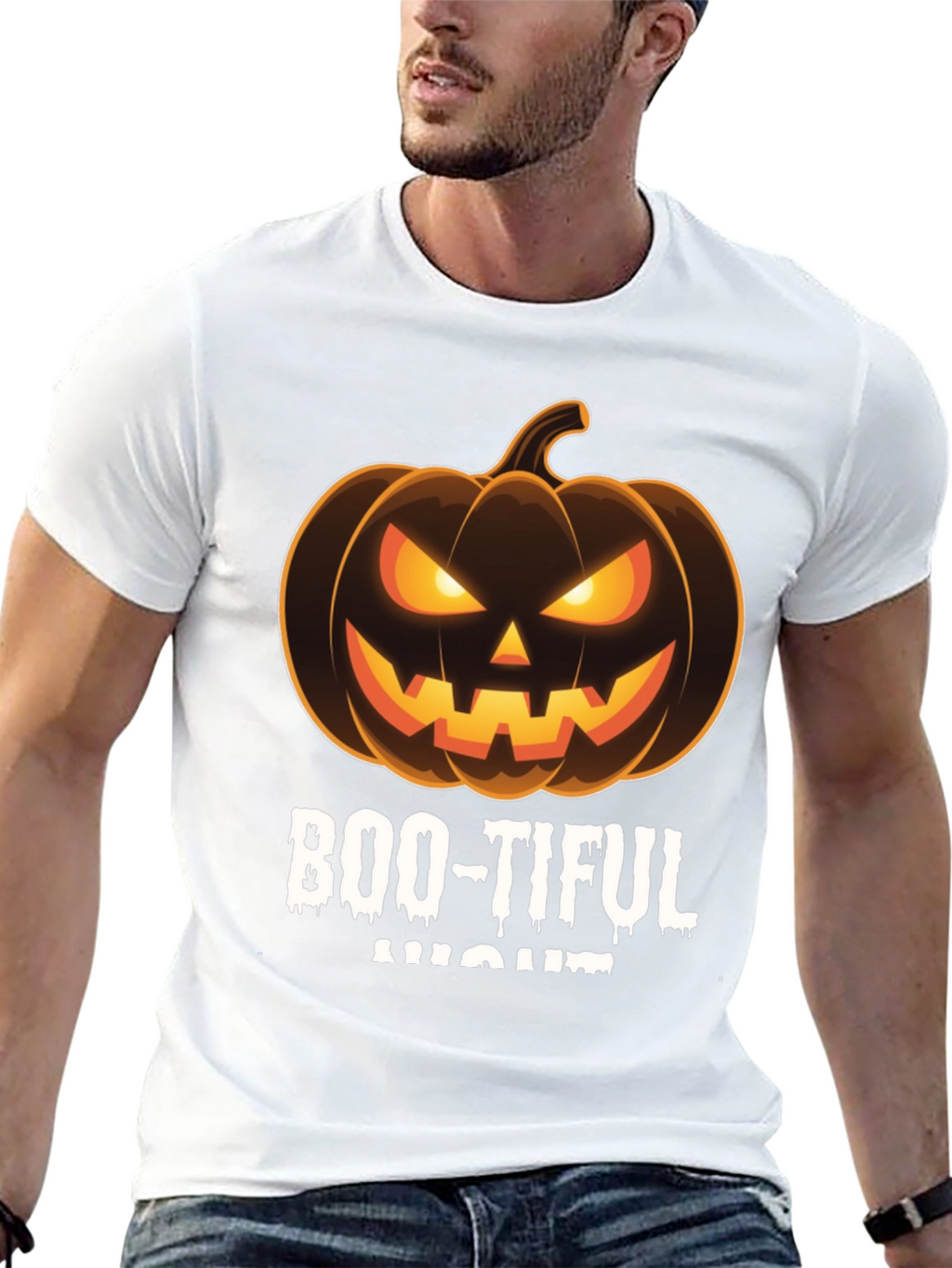 Boo-Tiful Night Halloween Graphic Tee