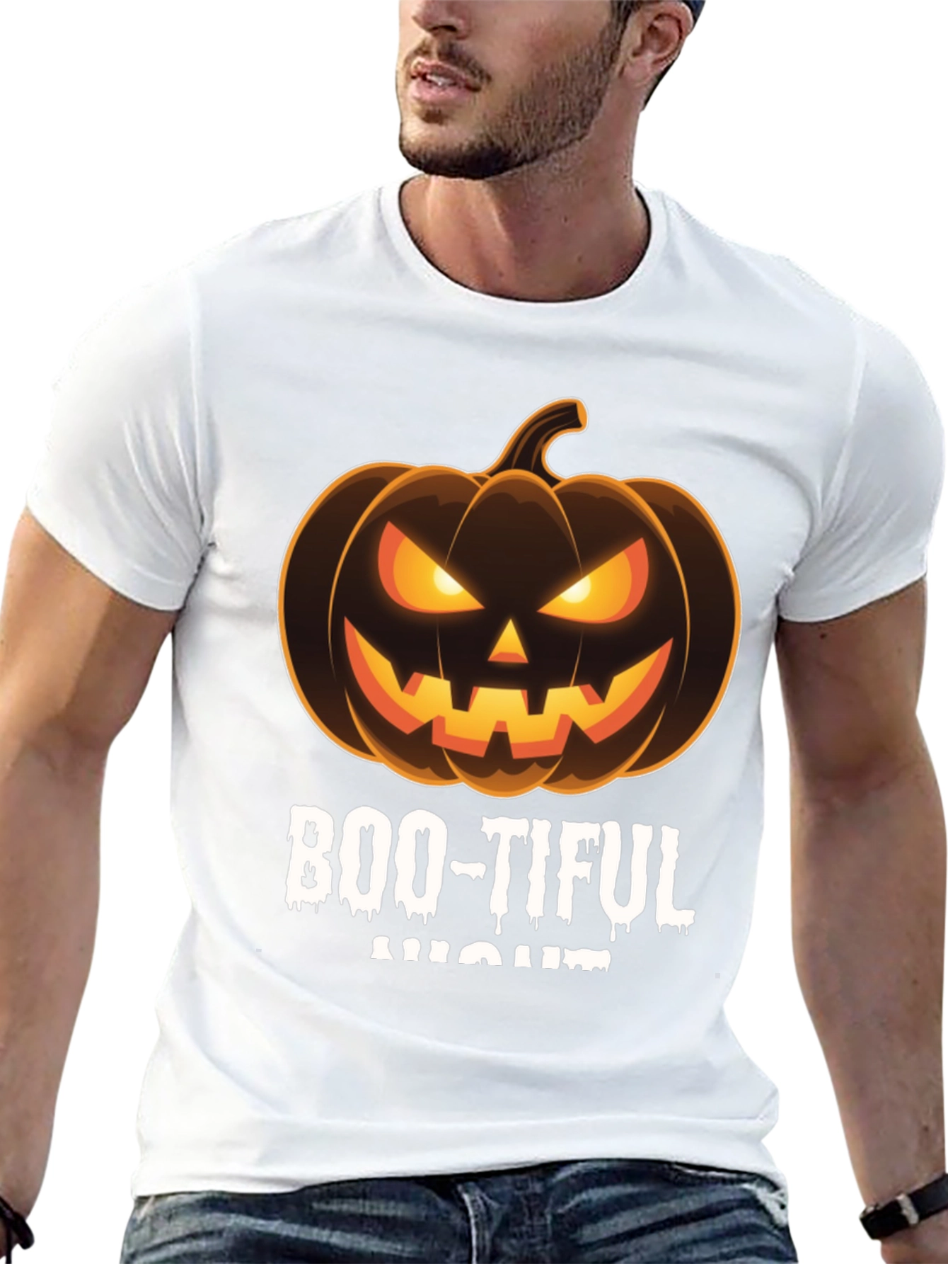 Boo-Tiful Night Halloween Graphic Tee