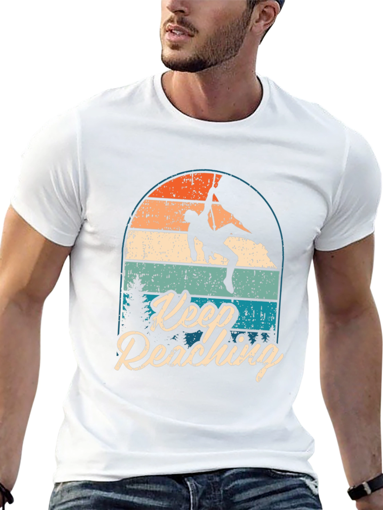 Keep Reaching Climbing T-Shirt - Adventure Tee