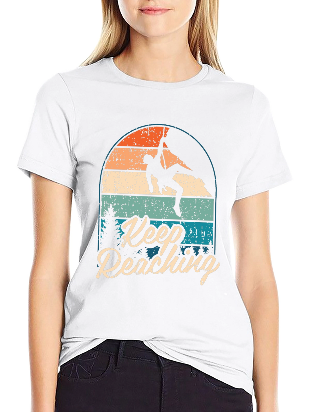 Keep Reaching Climbing T-Shirt - Adventure Tee