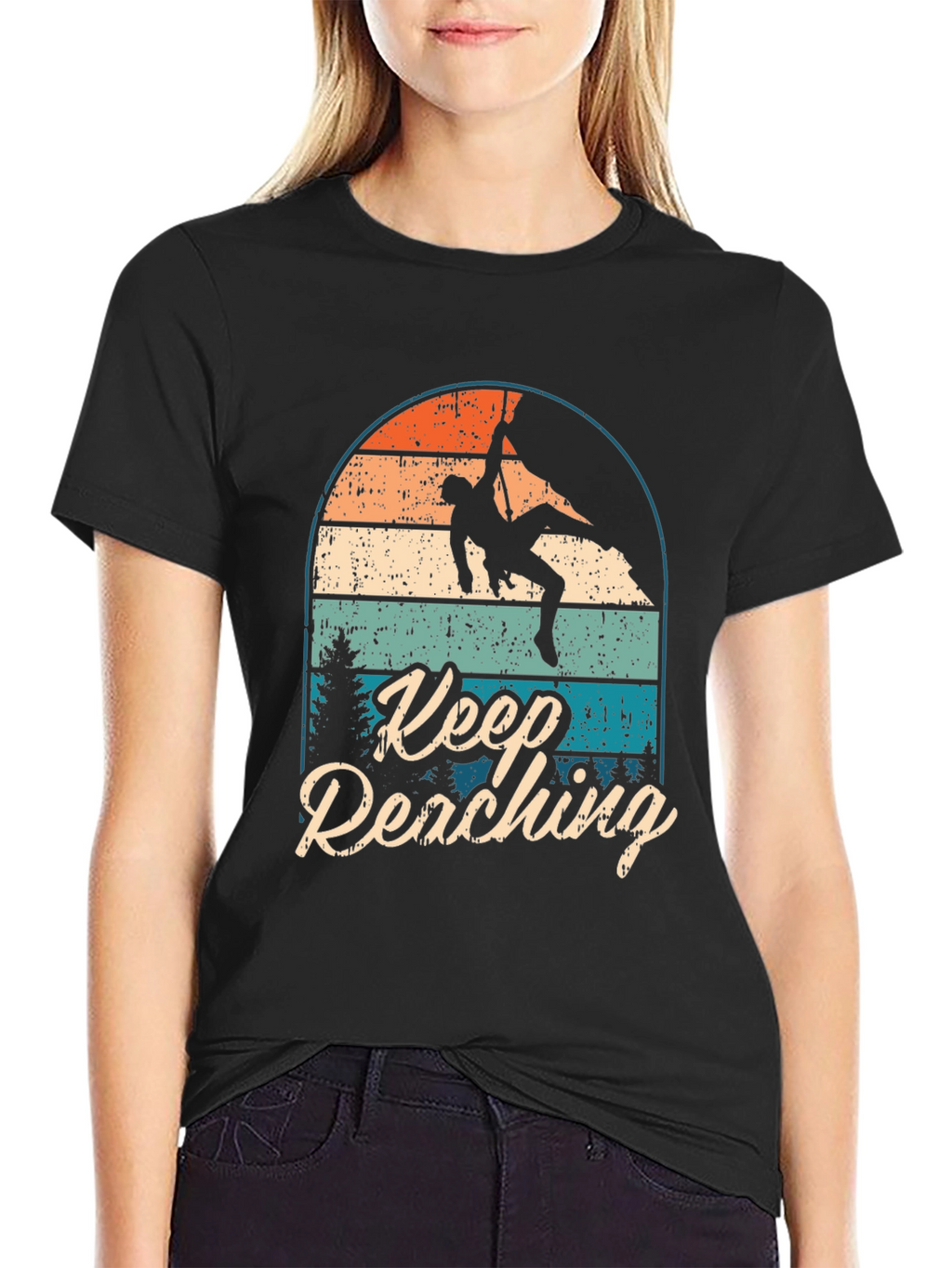 Keep Reaching Climbing T-Shirt - Adventure Tee