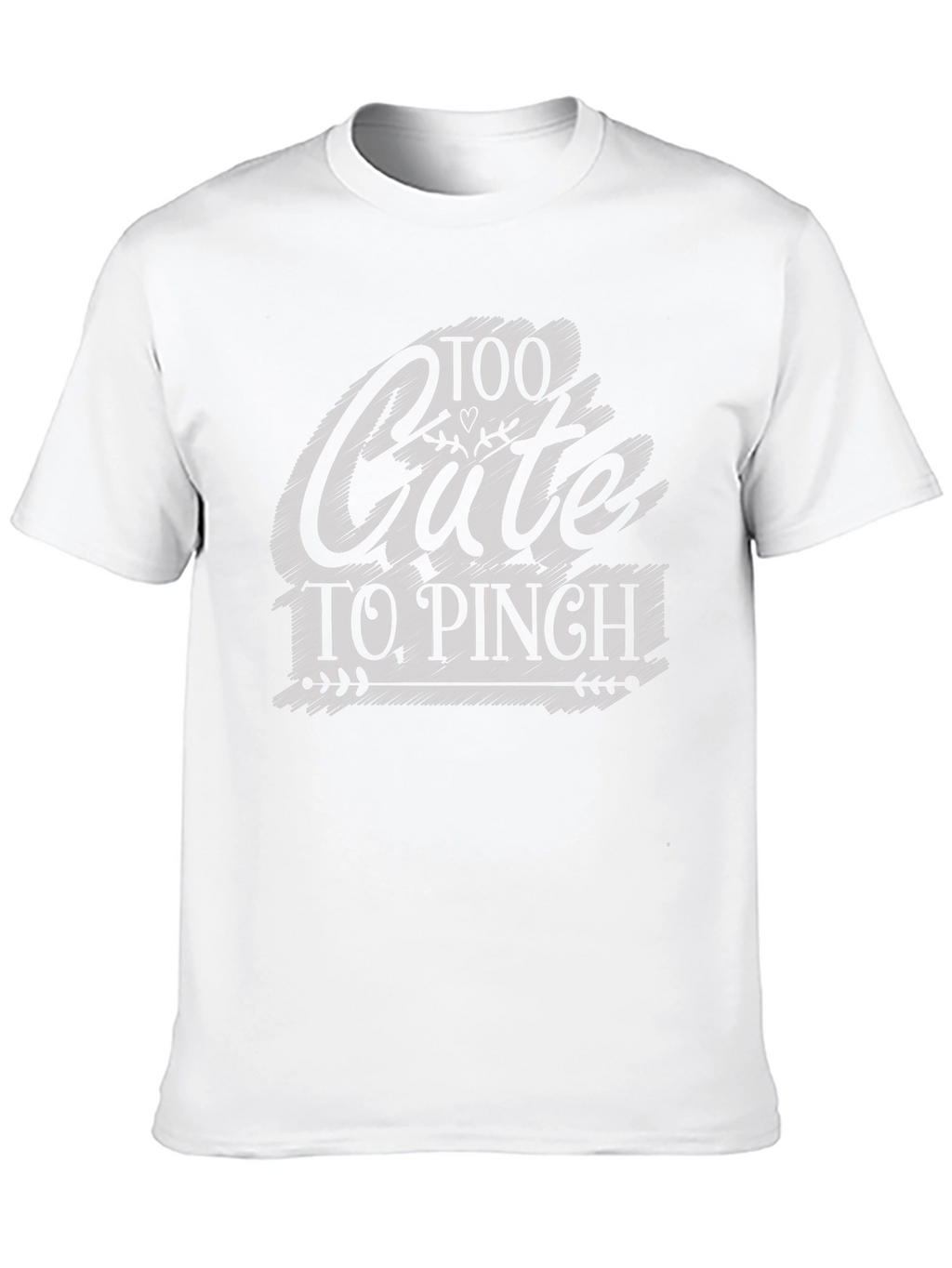 Too Cute to Pinch St. Patricks Day Black T-Shirt