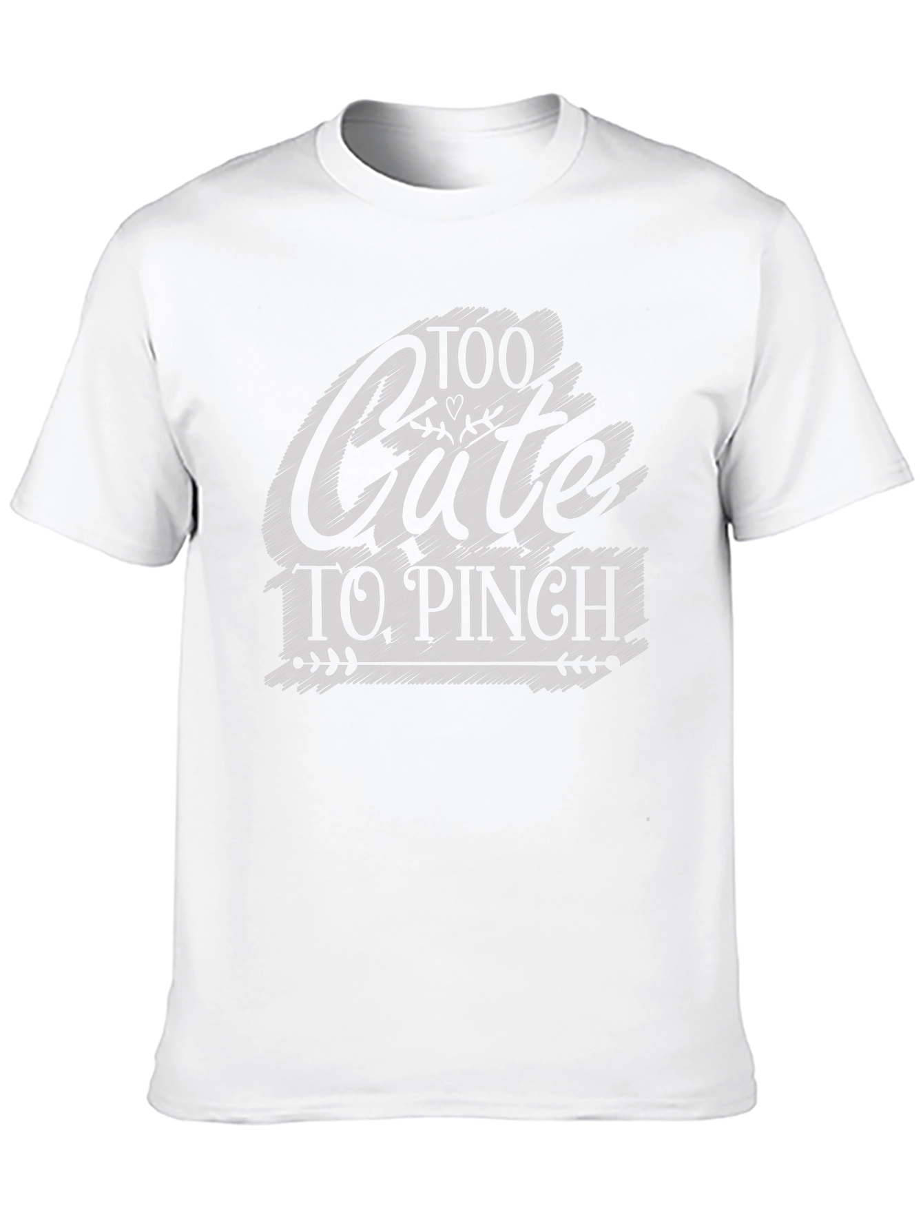 Too Cute to Pinch St. Patricks Day Black T-Shirt