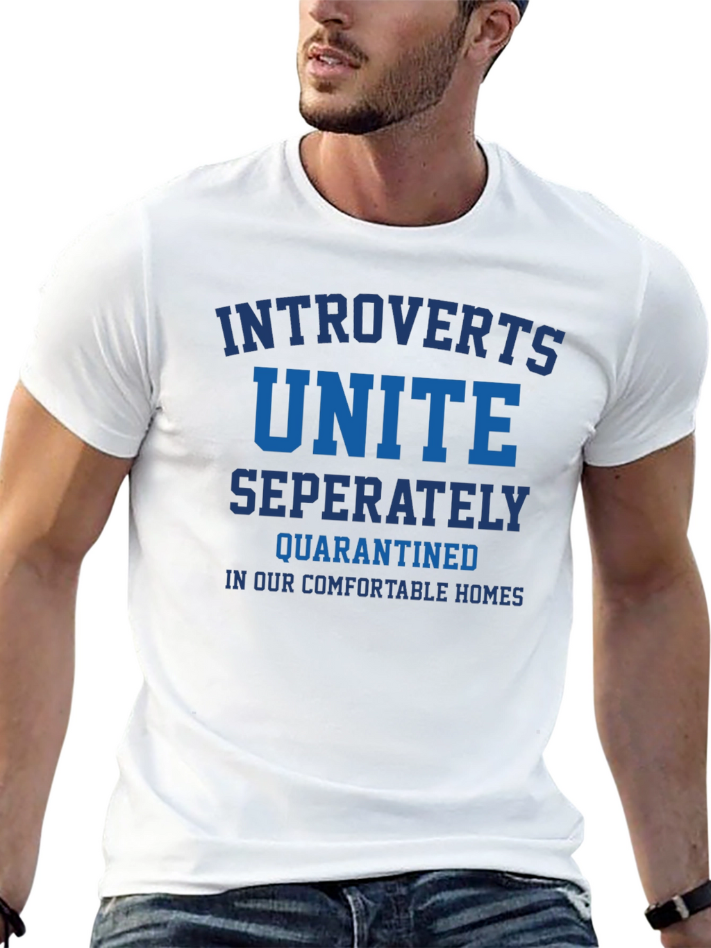 Introverts Unite Funny Quarantined T-Shirt