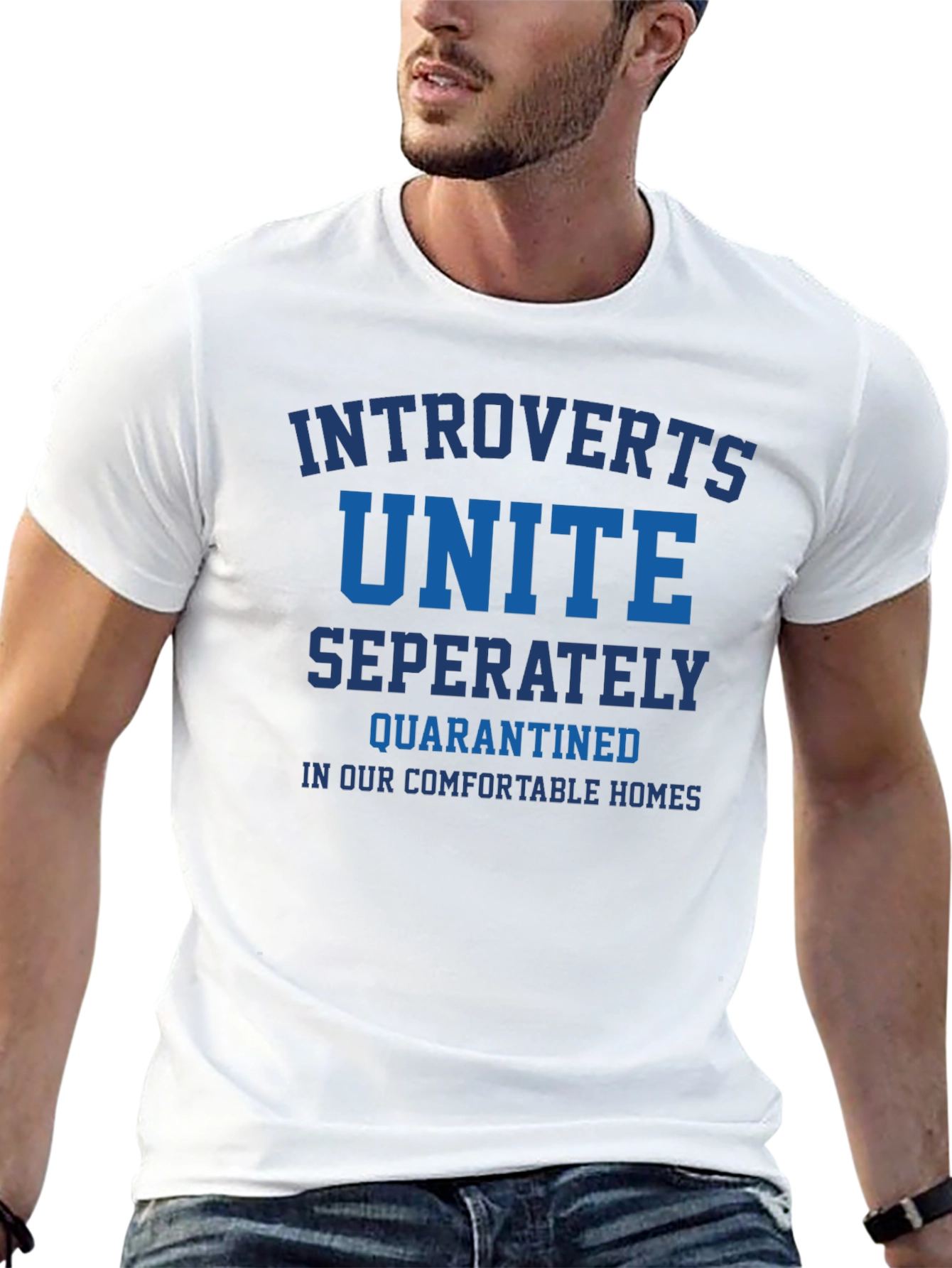 Introverts Unite Funny Quarantined T-Shirt
