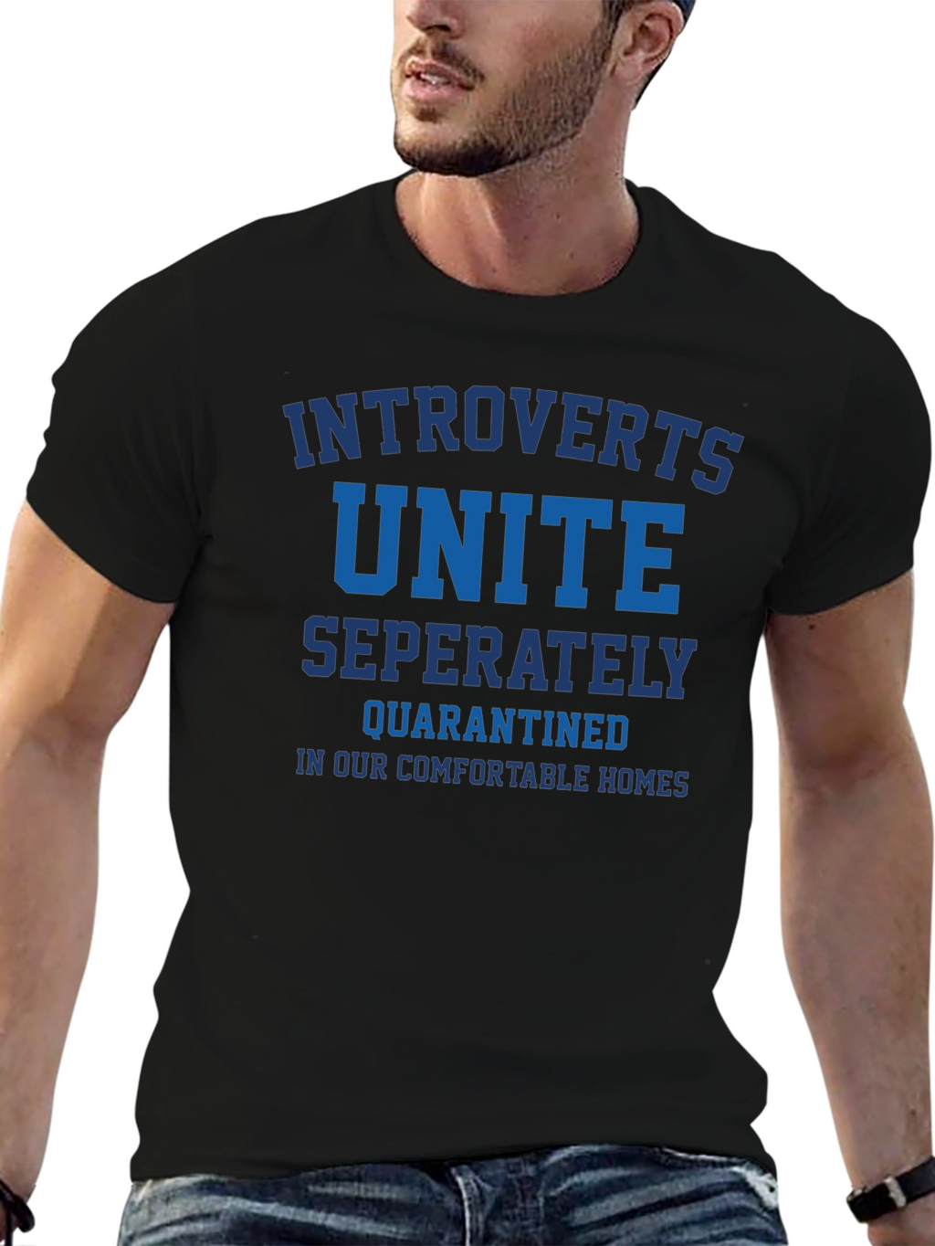 Introverts Unite Funny Quarantined T-Shirt
