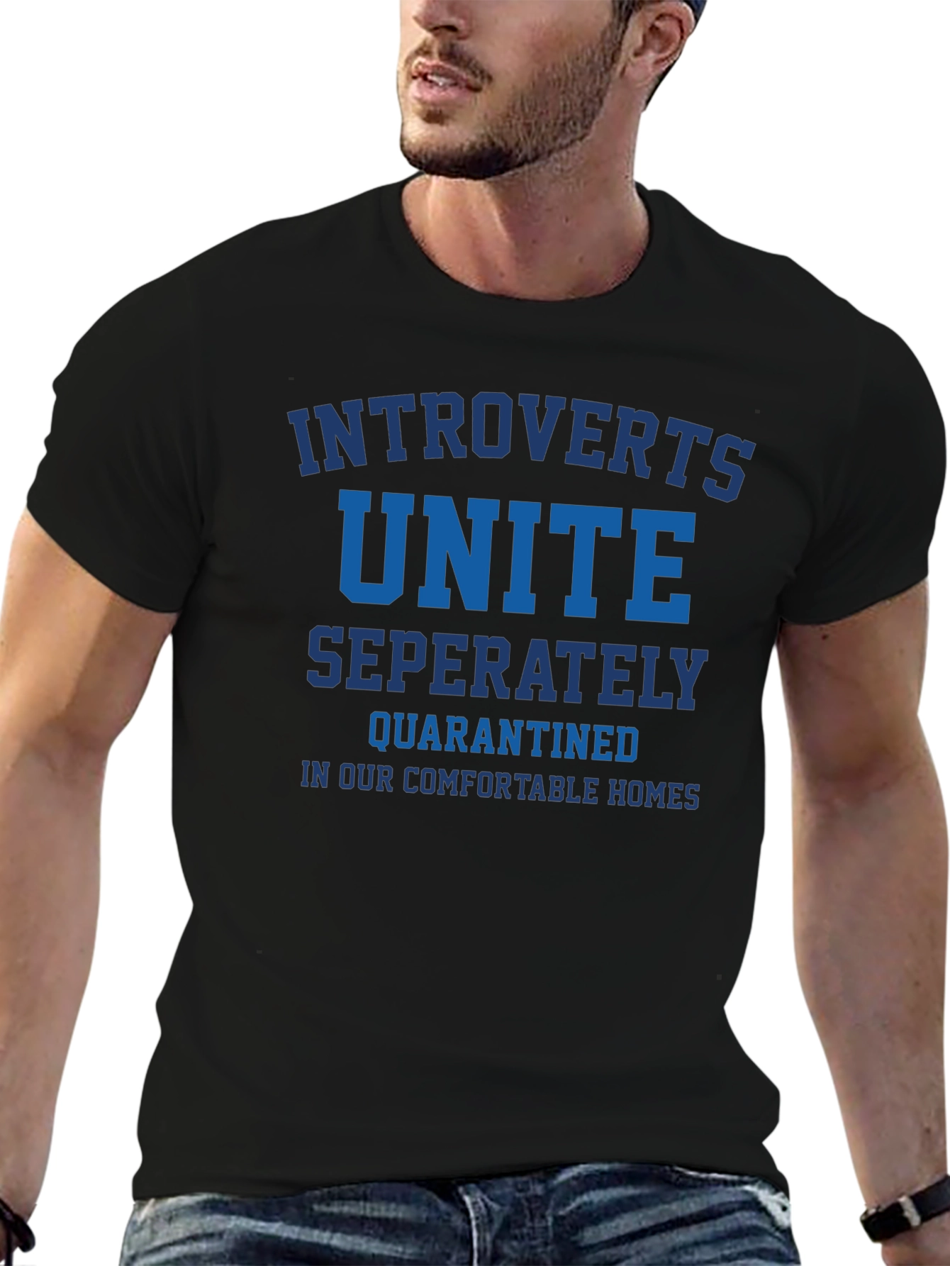 Introverts Unite Funny Quarantined T-Shirt