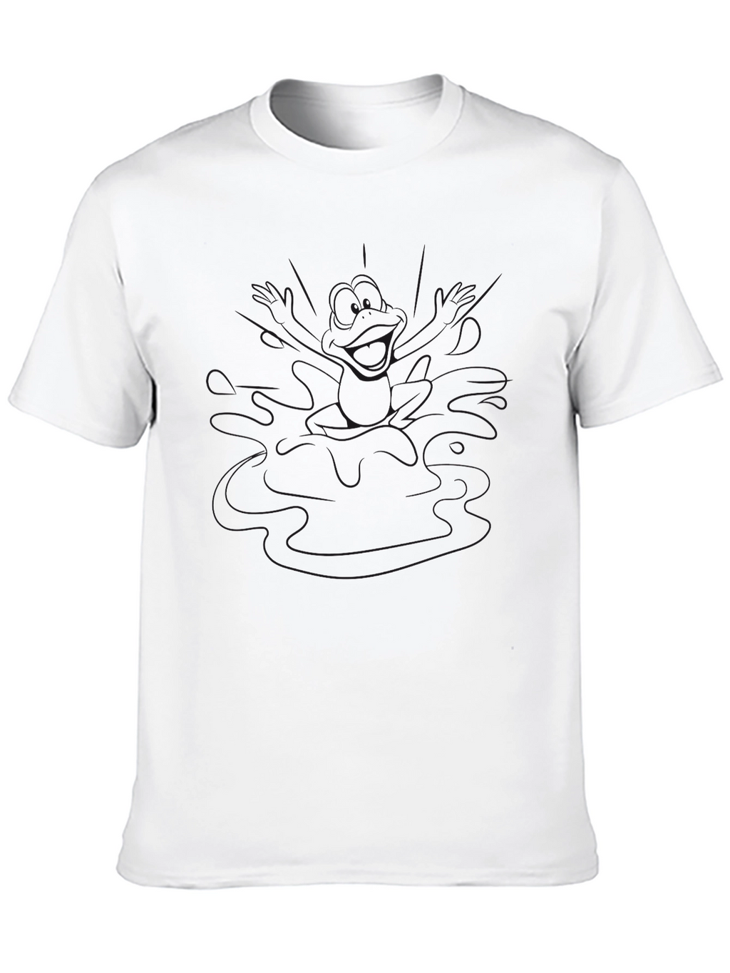 Mens Basic Black T-Shirt - Everyday Comfort