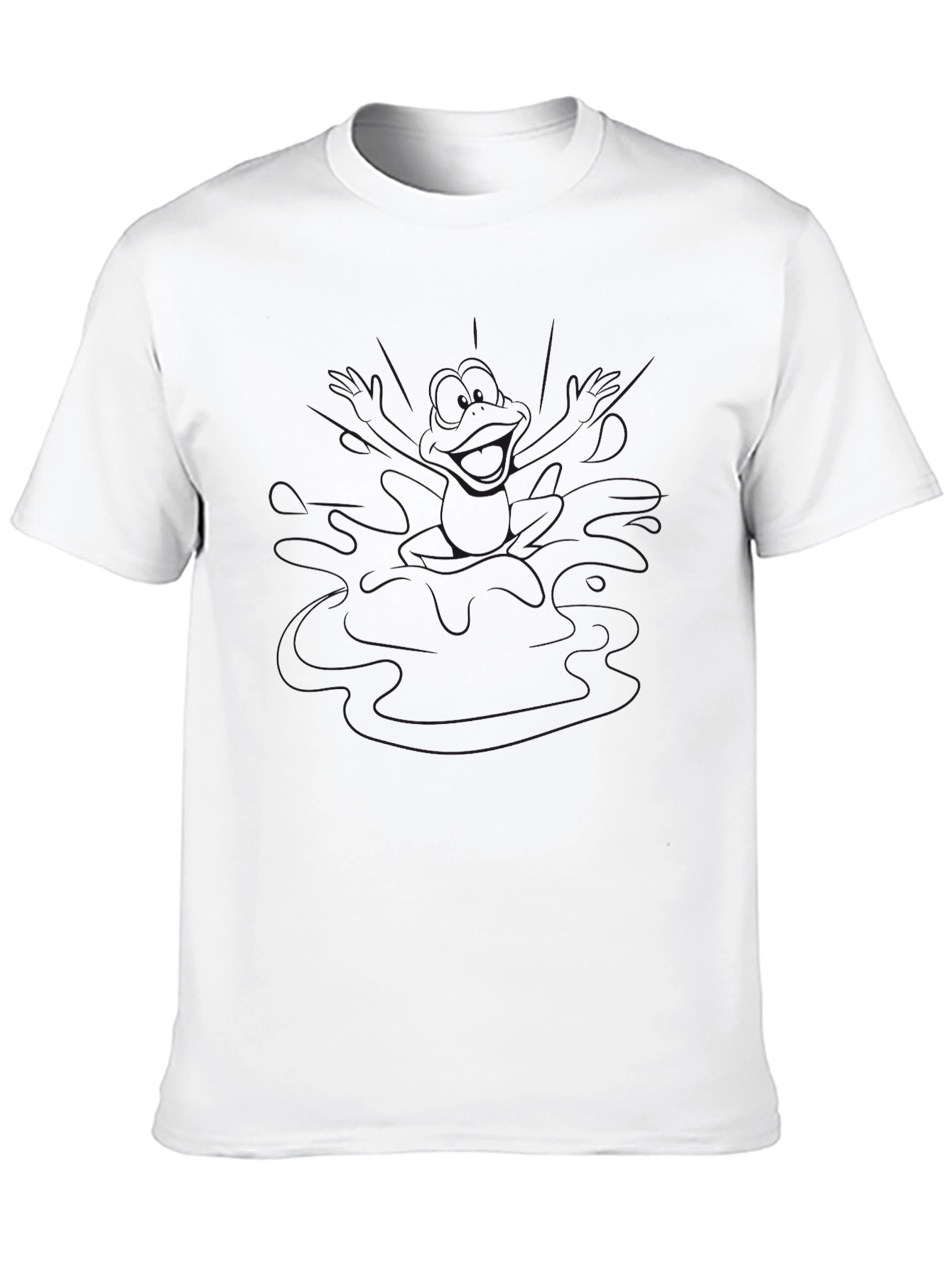 Mens Basic Black T-Shirt - Everyday Comfort