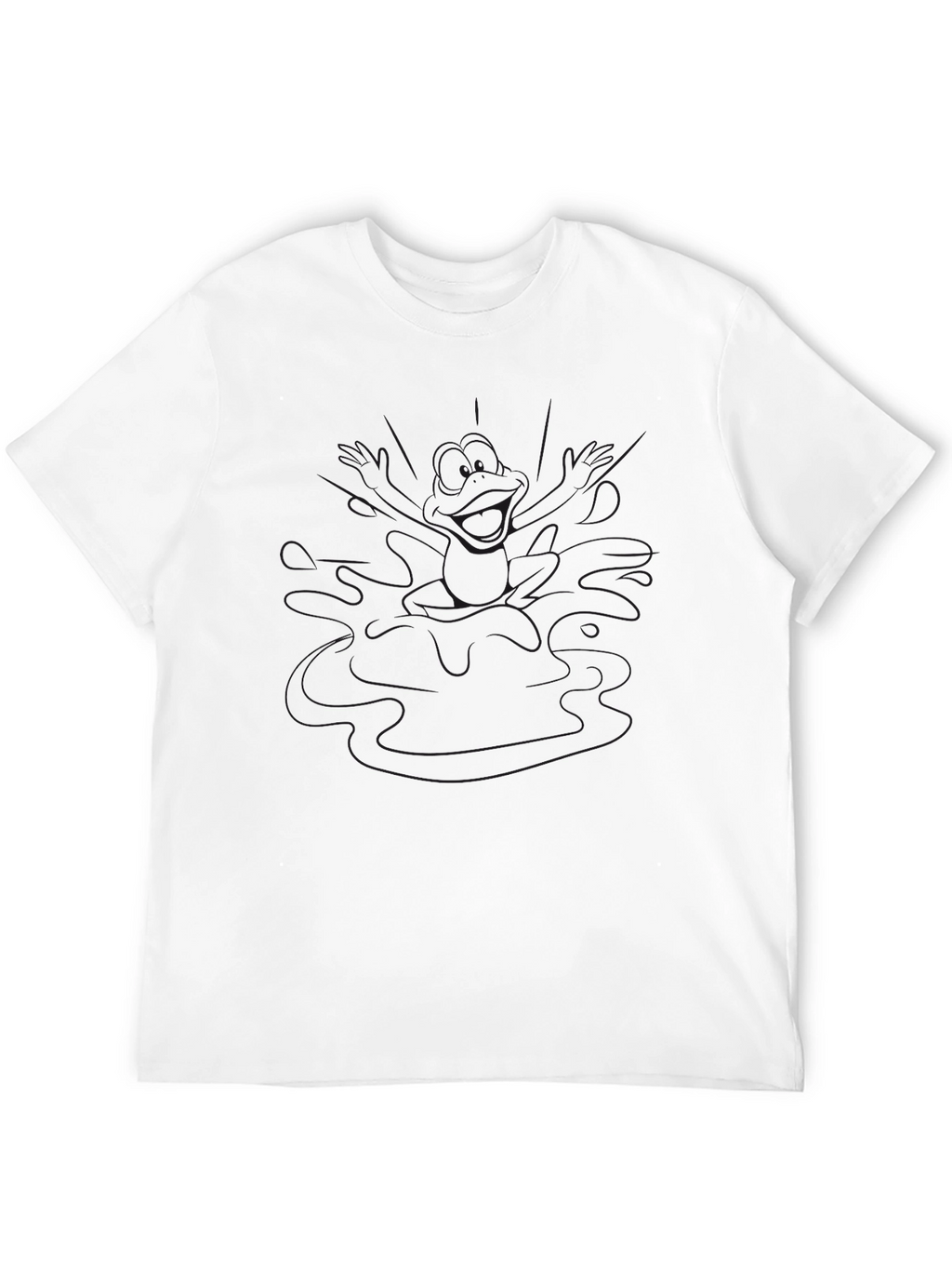 Mens Basic Black T-Shirt - Everyday Comfort
