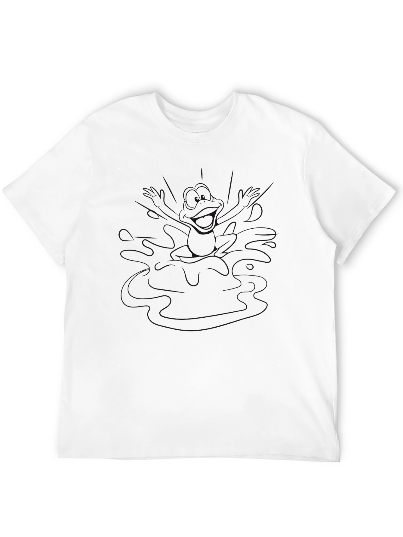 Mens Basic Black T-Shirt - Everyday Comfort