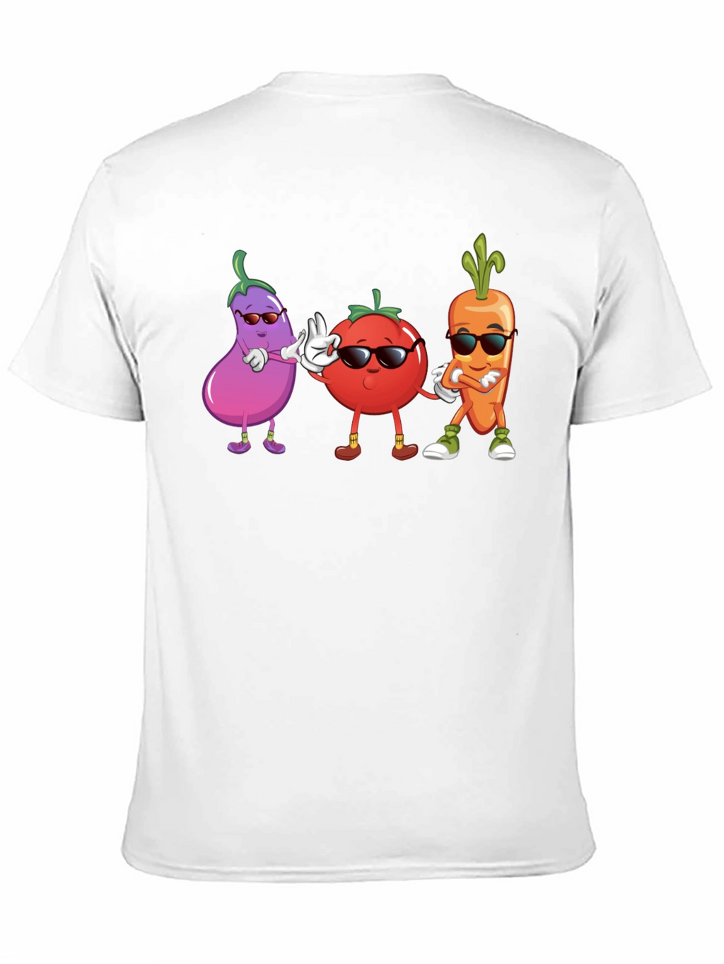 Cool Veggie Squad Black T-Shirt