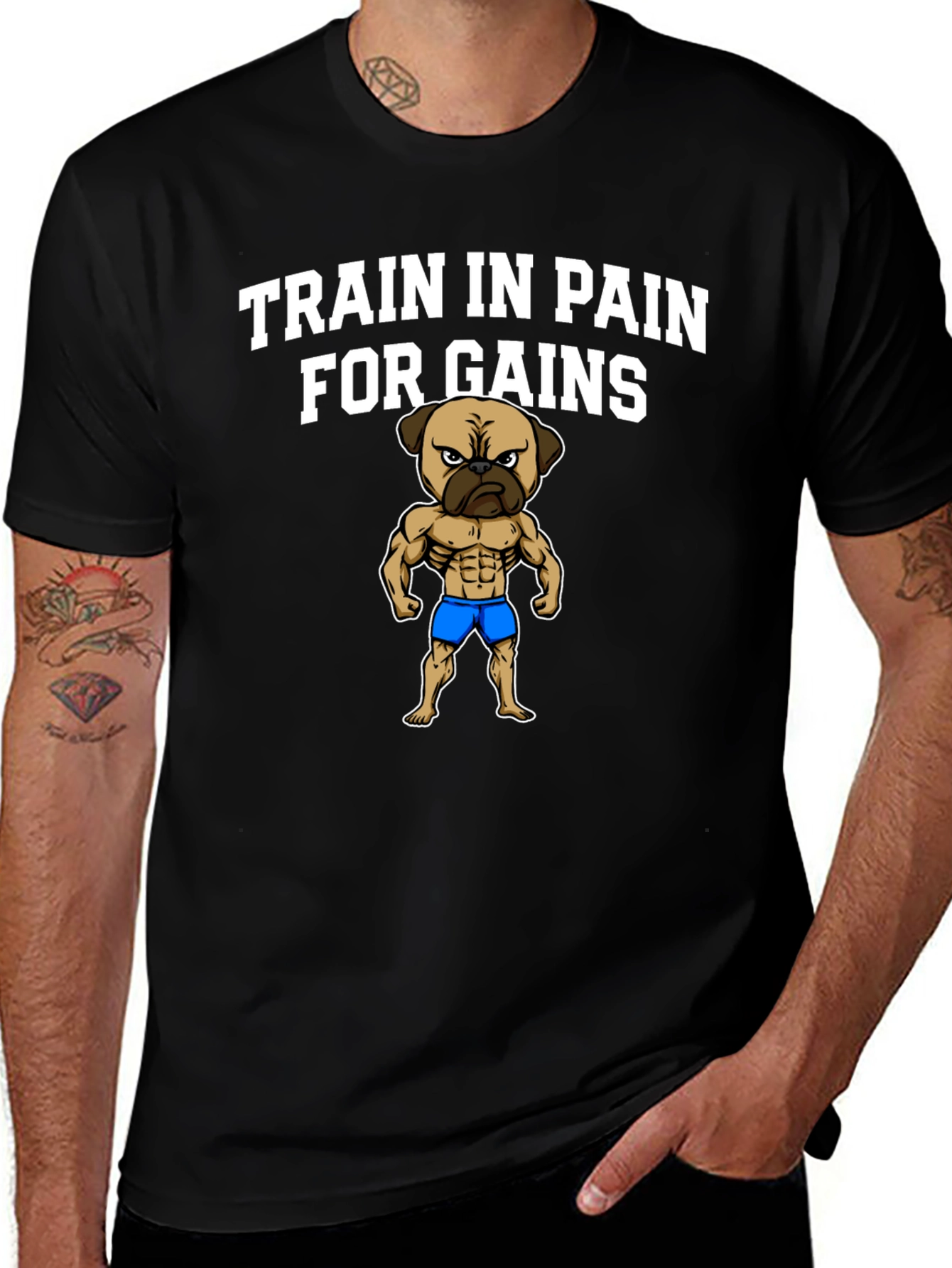 Train in Pain for Gains T-Shirt