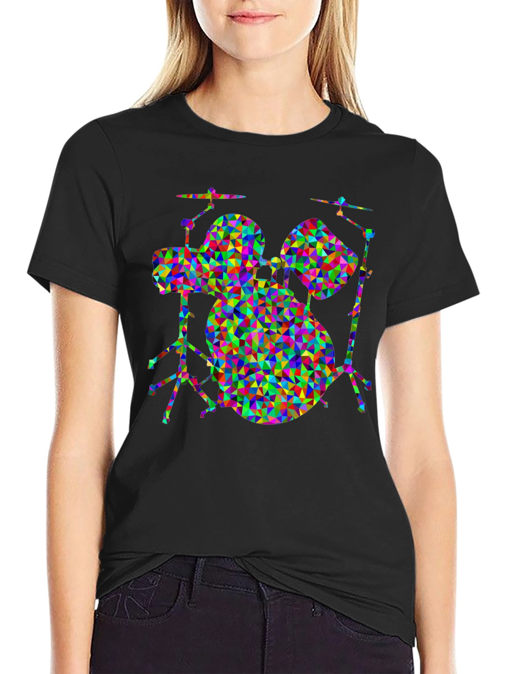 Geometric Drum Set T-Shirt
