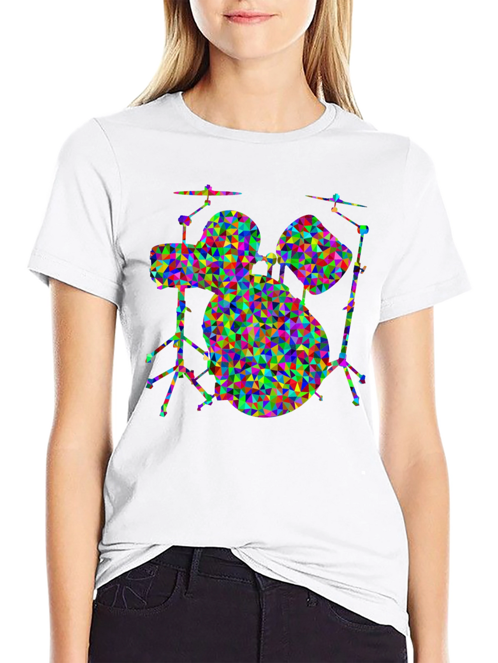 Geometric Drum Set T-Shirt