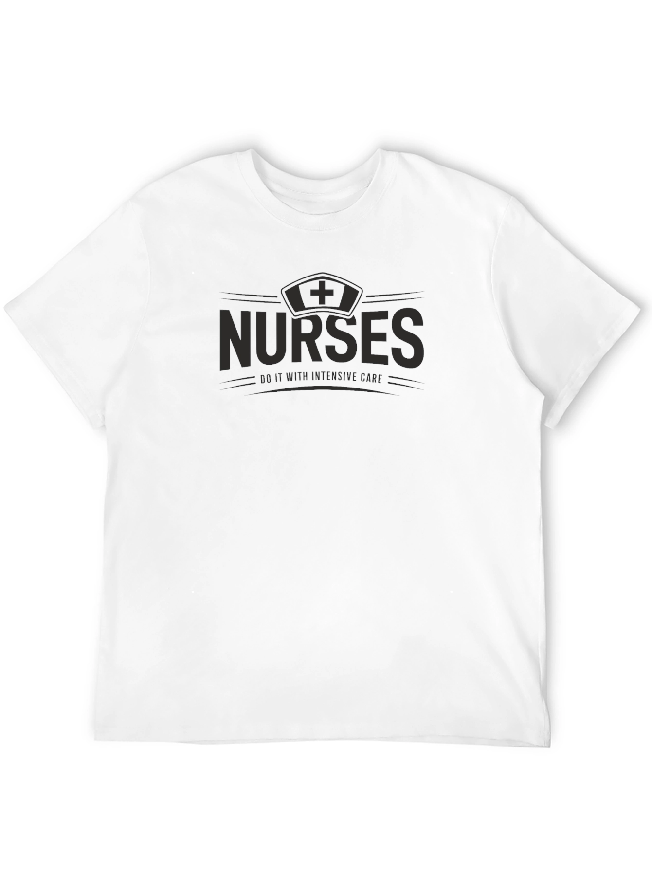 Nurses Intensive Care Black T-Shirt