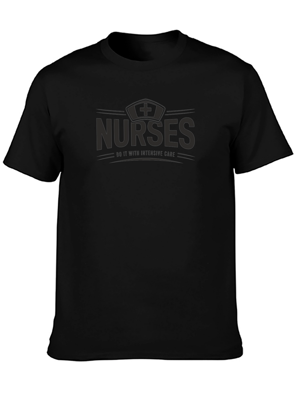 Nurses Intensive Care Black T-Shirt