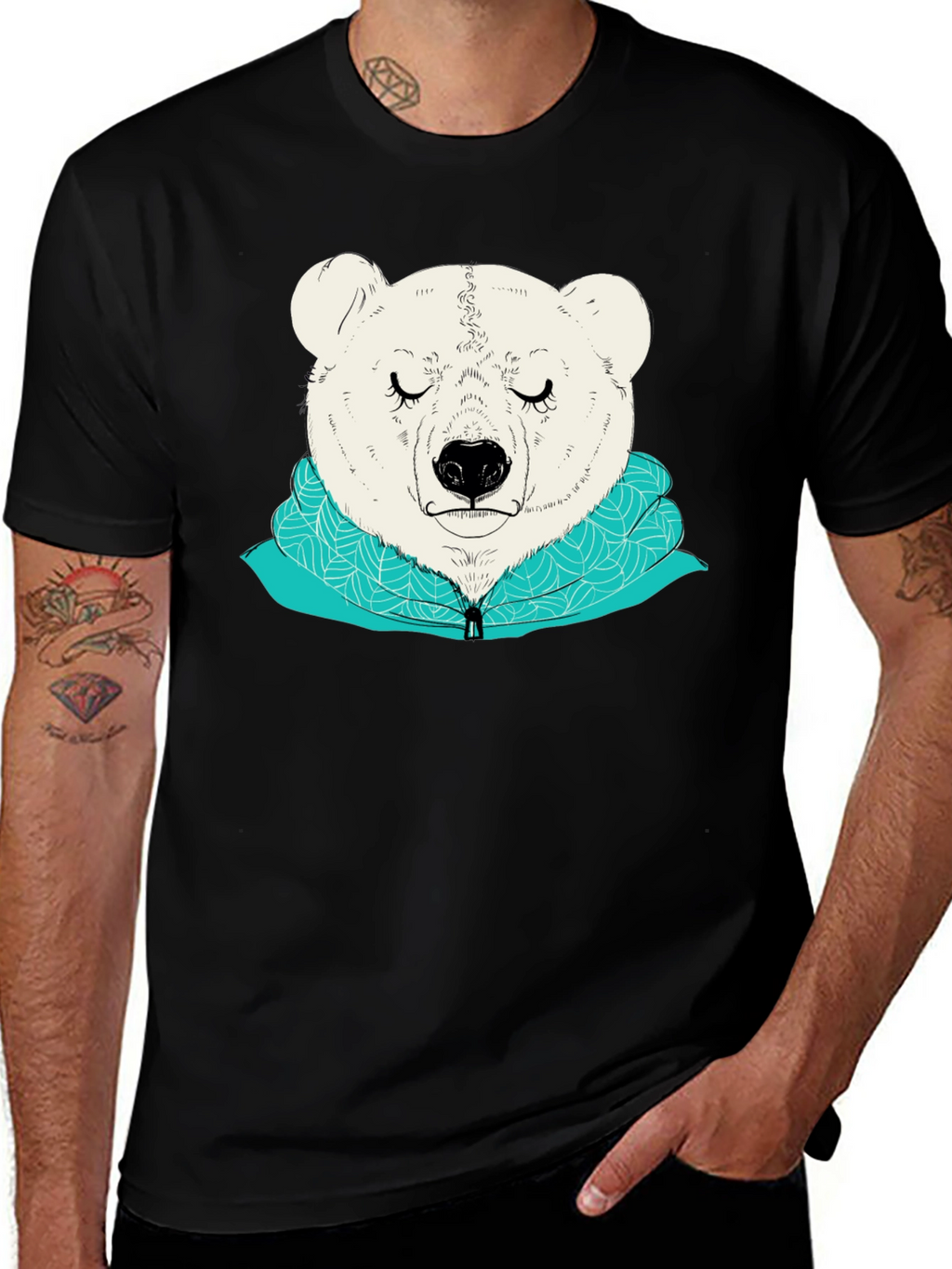 Bear Graphic Tee - Soft & Stylish