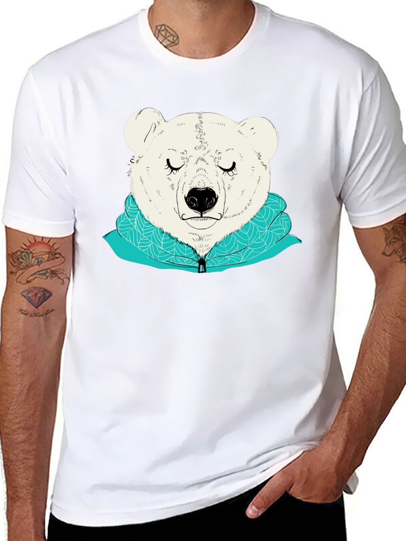 Bear Graphic Tee - Soft & Stylish