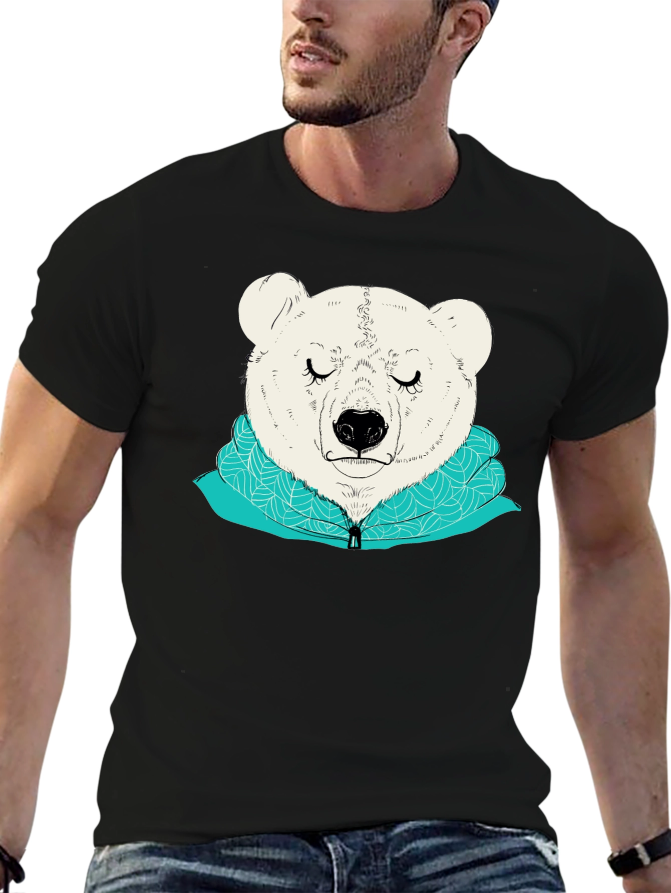 Bear Graphic Tee - Soft & Stylish
