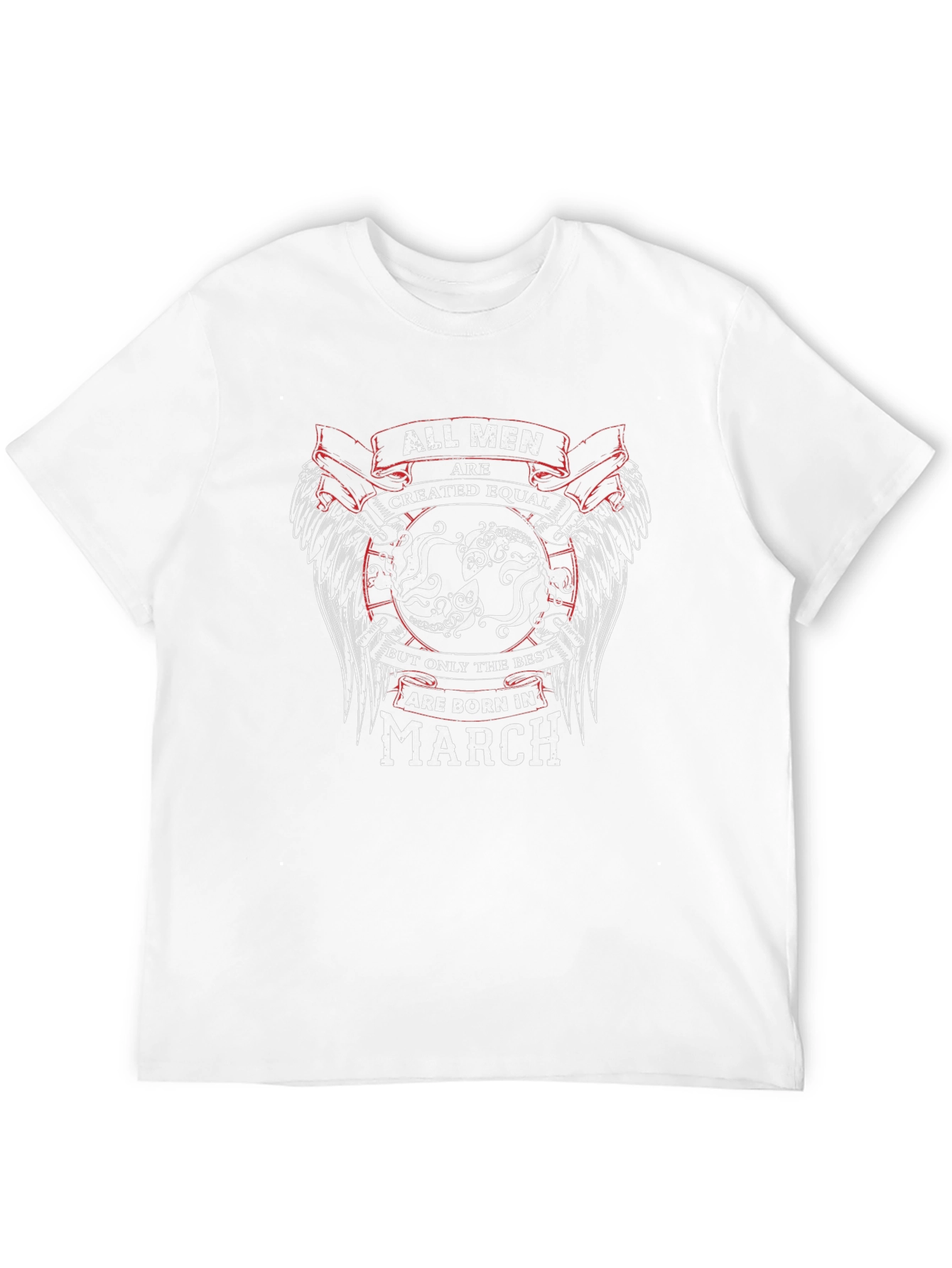 Mens Best Are Born In March Graphic T-Shirt