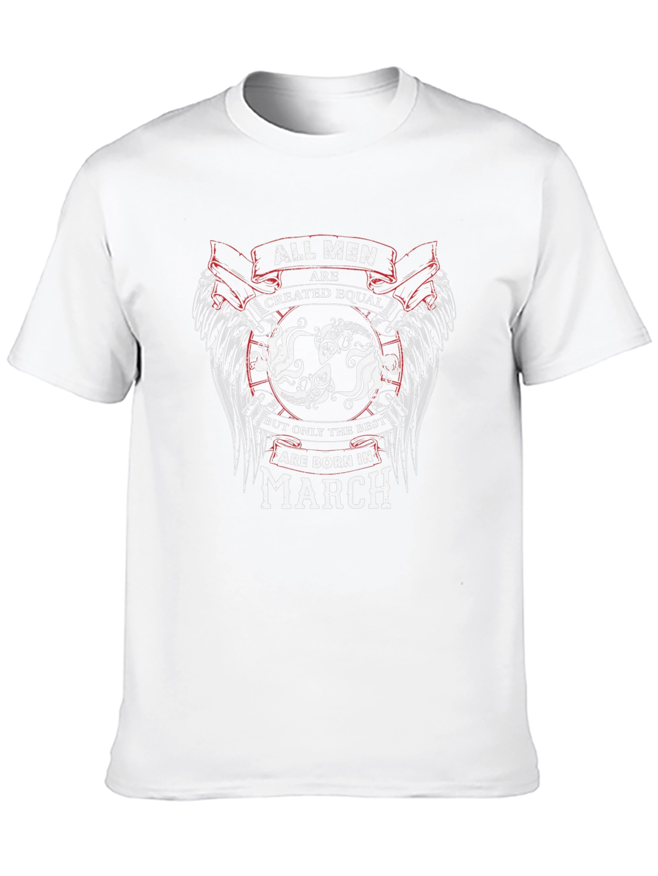 Mens Best Are Born In March Graphic T-Shirt