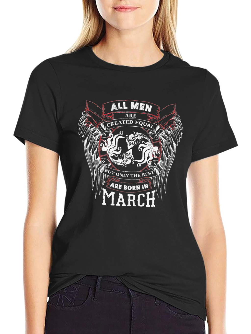 Mens Best Are Born In March Graphic T-Shirt