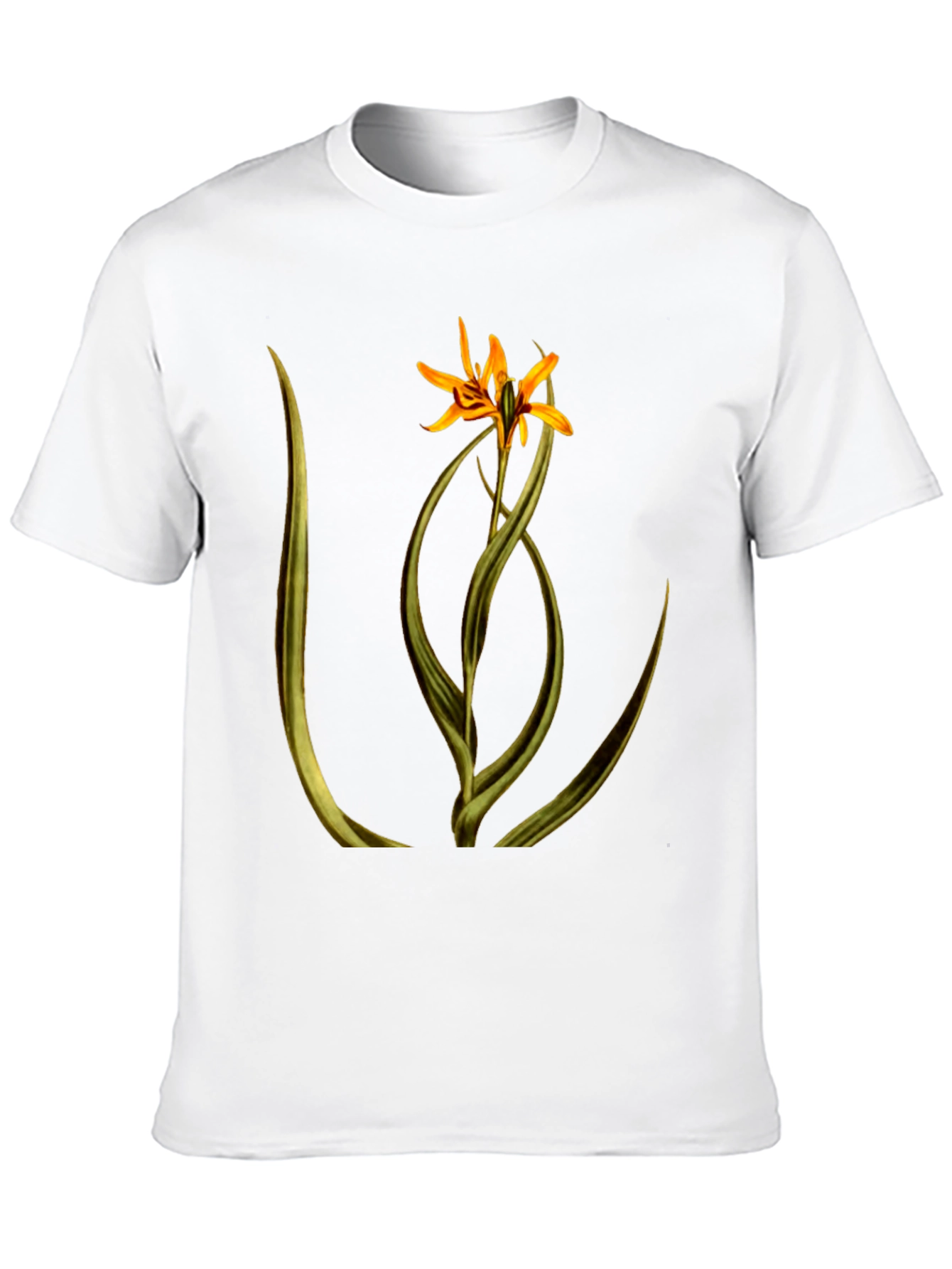 Floral Graphic Black T-Shirt