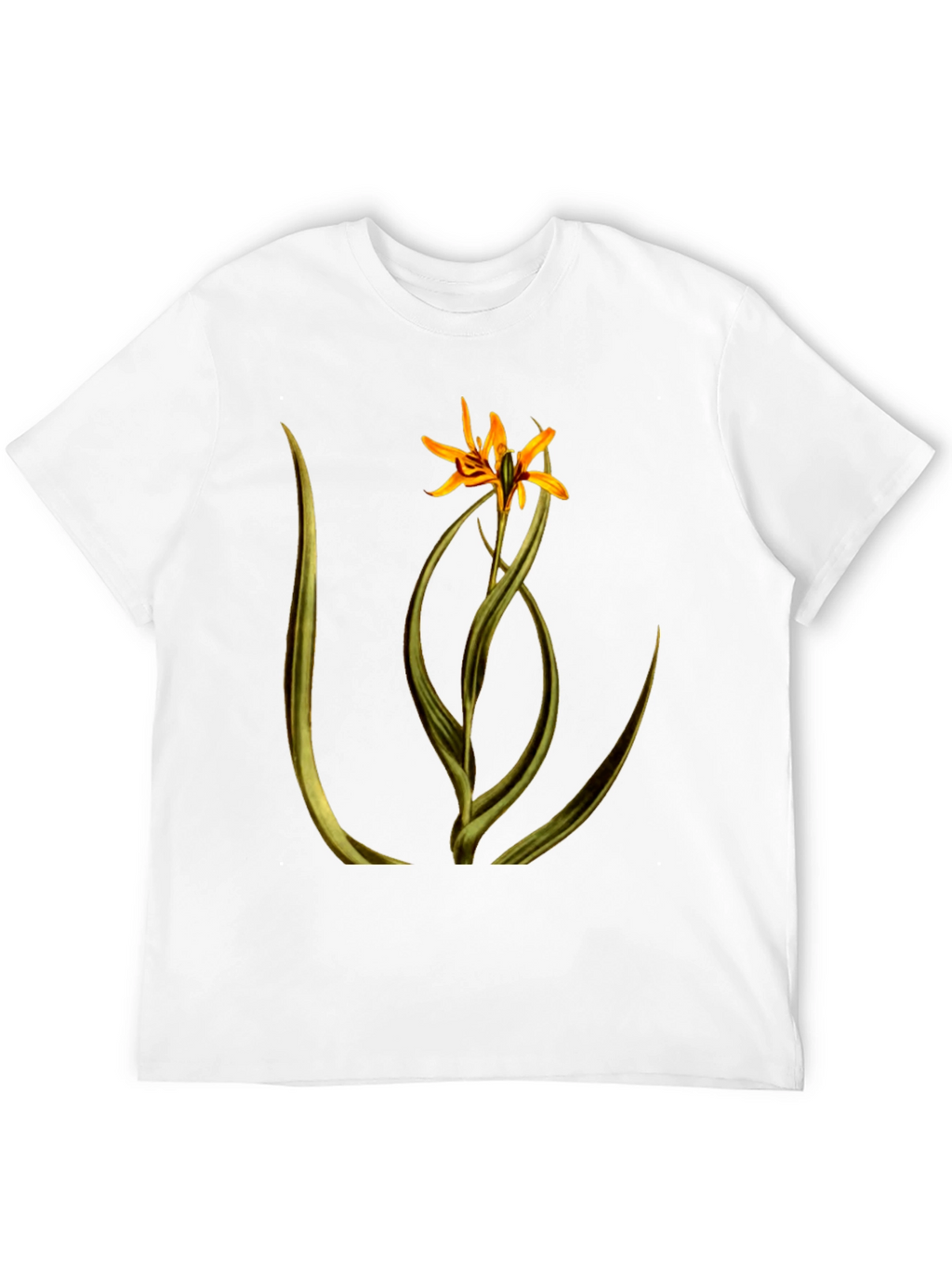 Floral Graphic Black T-Shirt