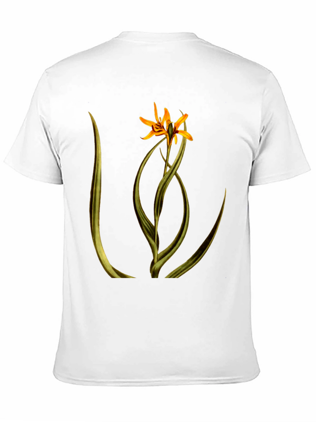 Floral Graphic Black T-Shirt
