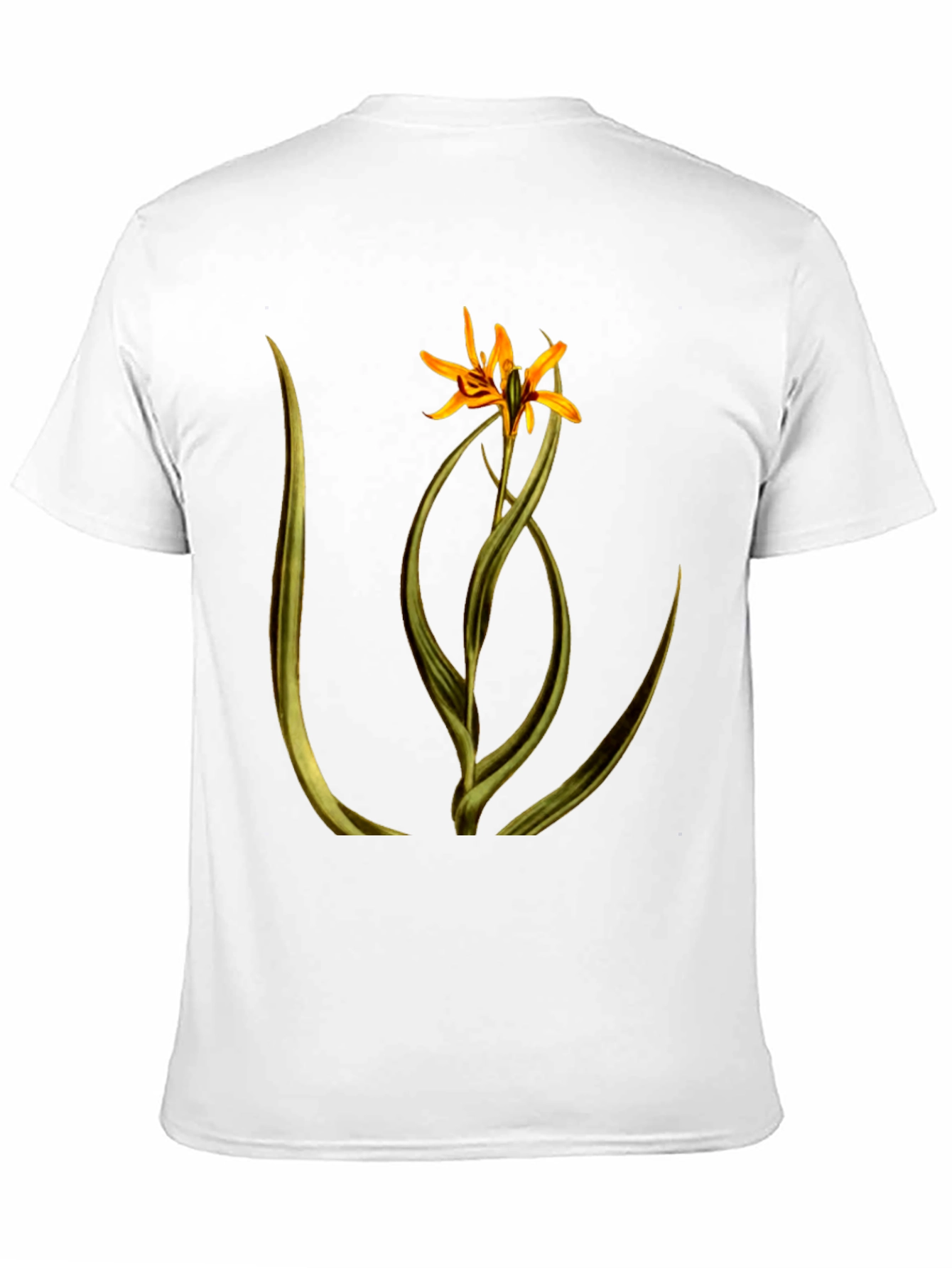Floral Graphic Black T-Shirt