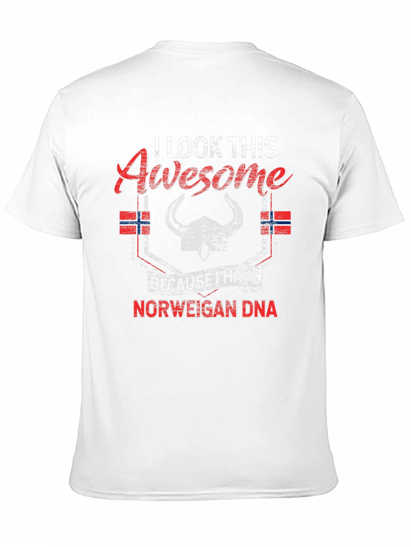 Awesome Norwegian DNA Graphic T-Shirt