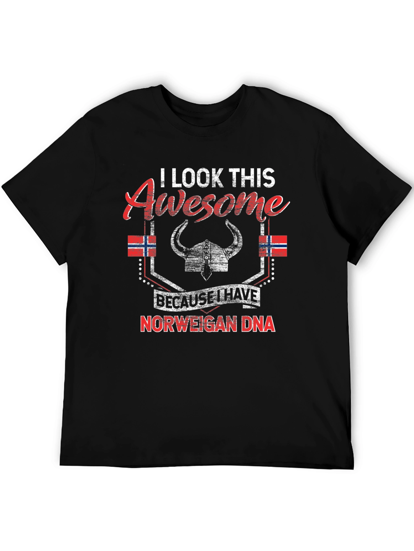 Awesome Norwegian DNA Graphic T-Shirt